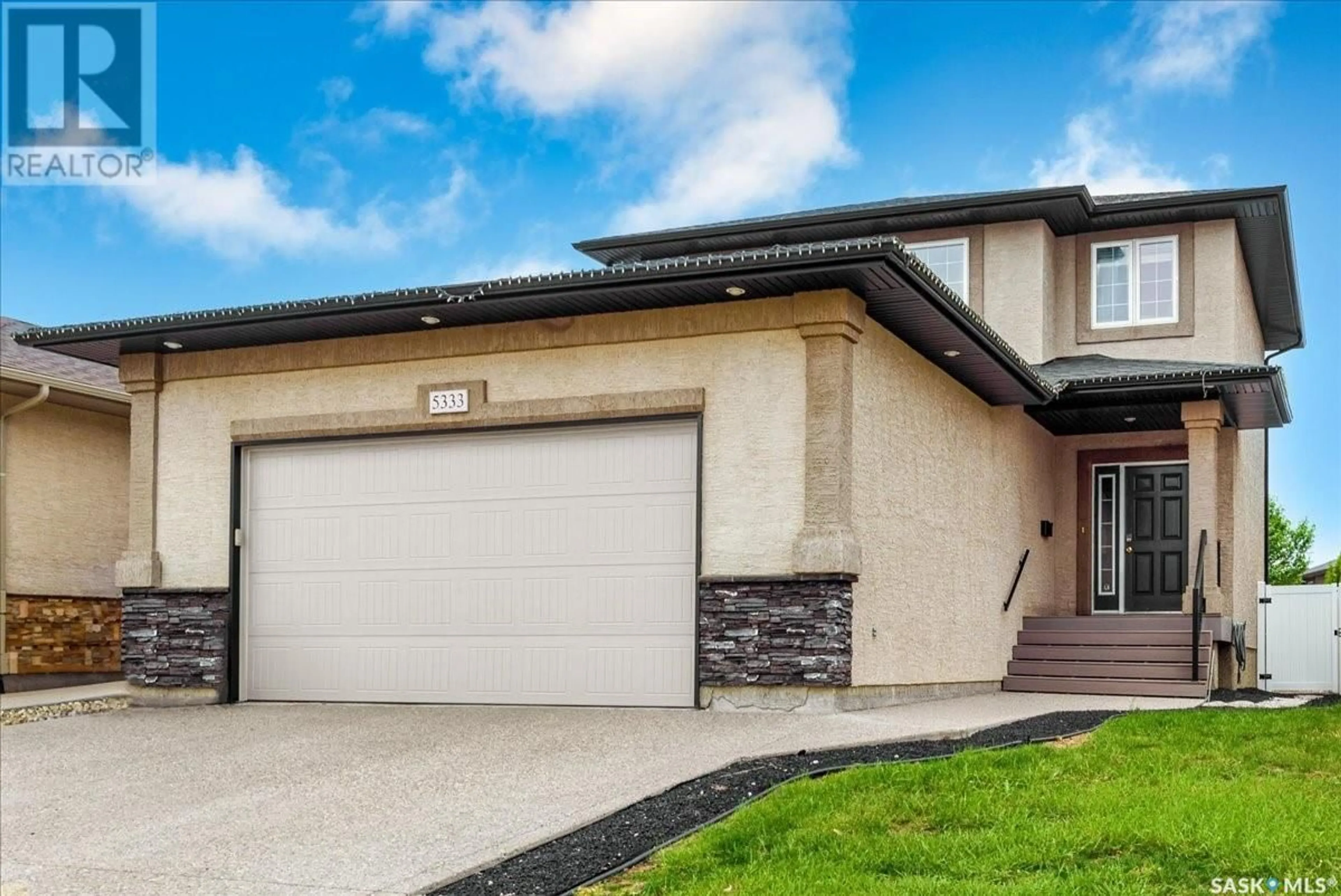 Home with brick exterior material, street for 5333 DEVINE DRIVE, Regina Saskatchewan S4X0G6