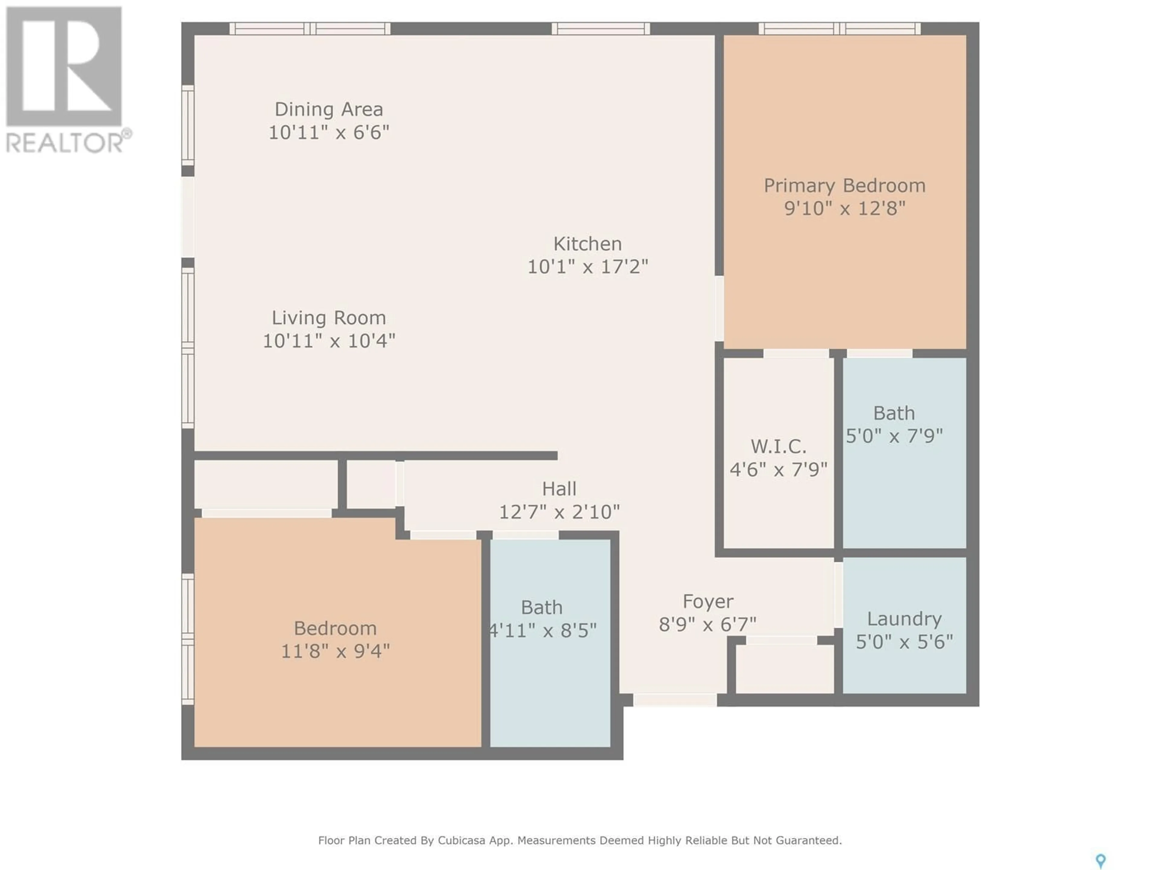 Floor plan for 115 - 202 WILLOWGROVE CRESCENT, Saskatoon Saskatchewan S7H0M3