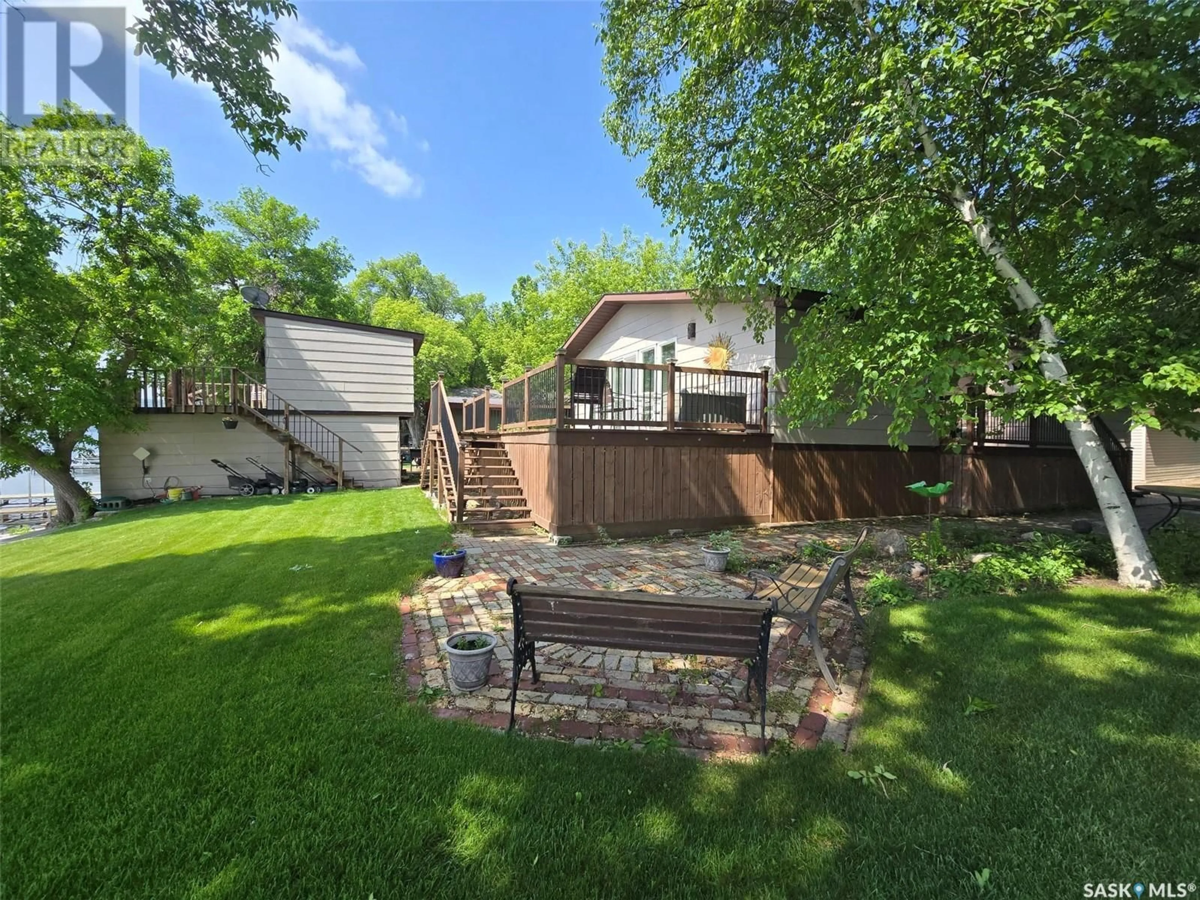 A pic from outside/outdoor area/front of a property/back of a property/a pic from drone, unknown for A - 56 ELK ROAD, Crooked Lake Saskatchewan S0G2B0