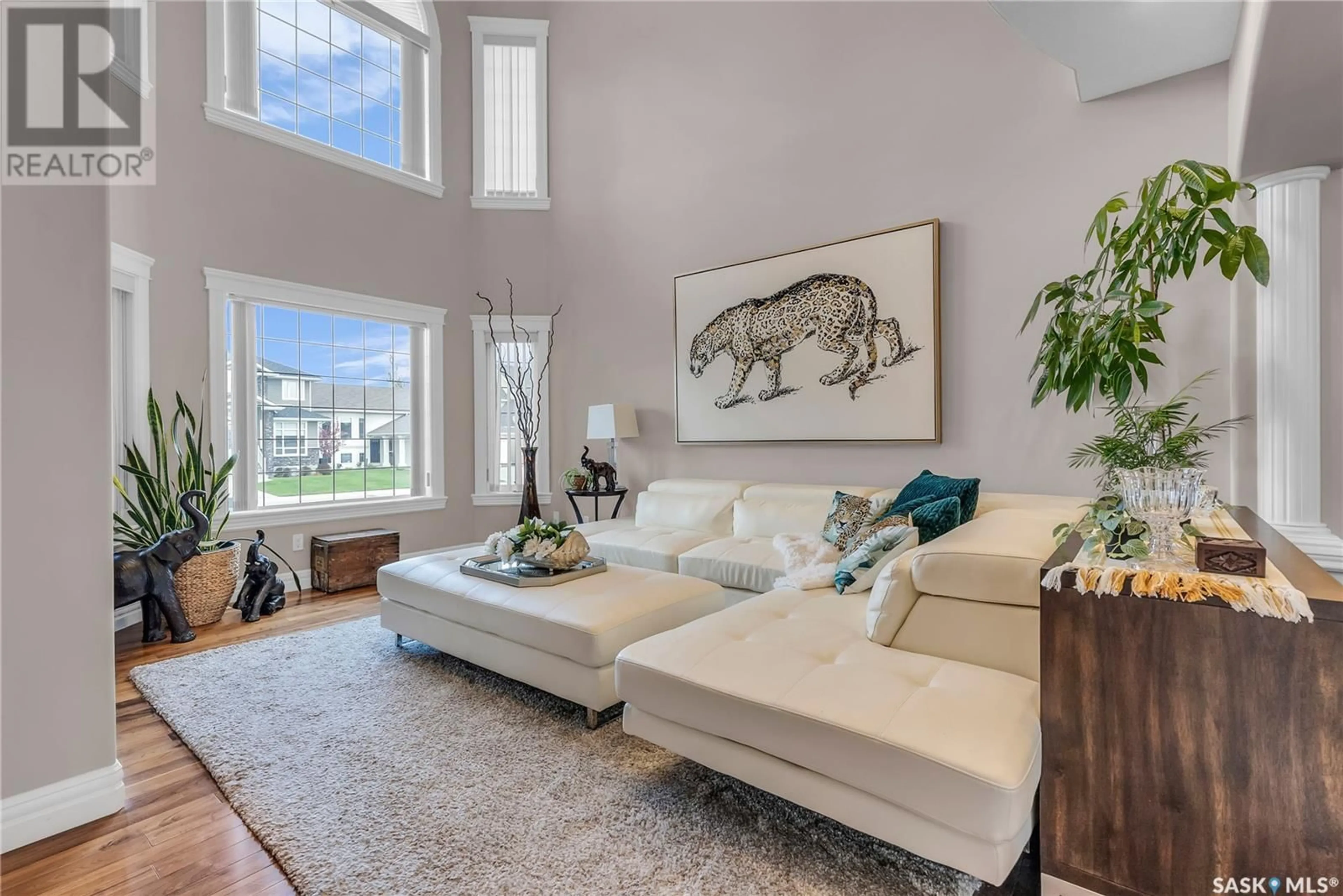 Living room with furniture, unknown for 317 NICKLAUS DRIVE, Warman Saskatchewan S0K4S0