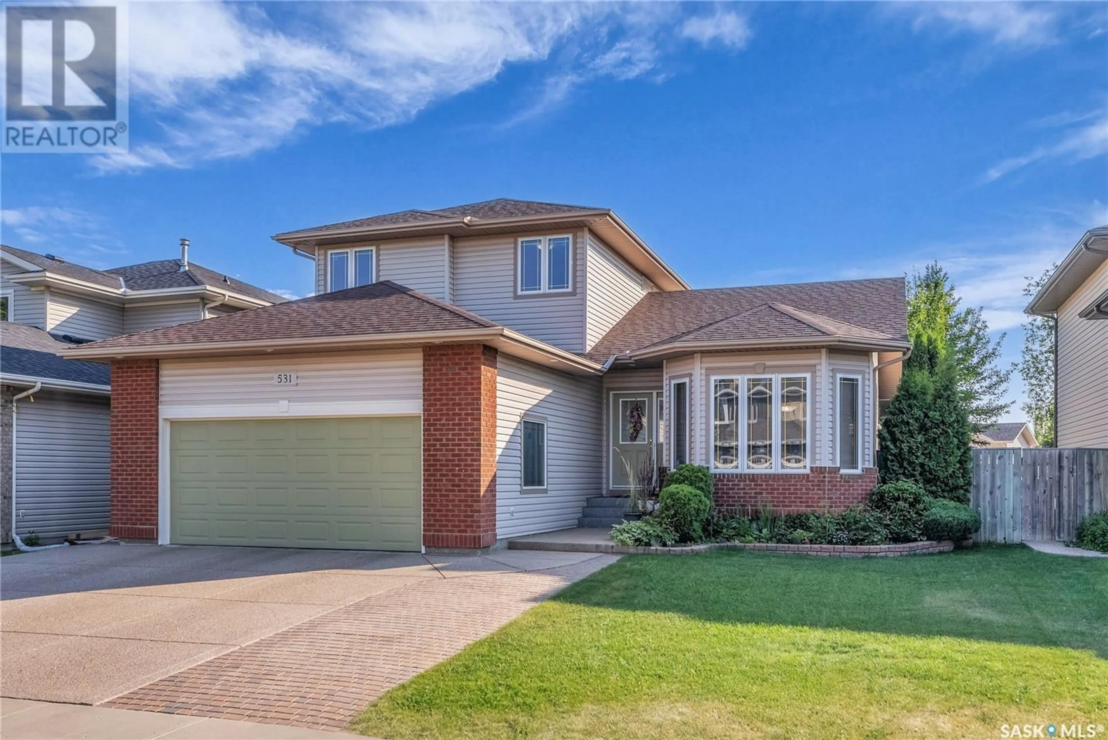 Home with brick exterior material, street for 531 KUCEY CRESCENT, Saskatoon Saskatchewan S7N4T3