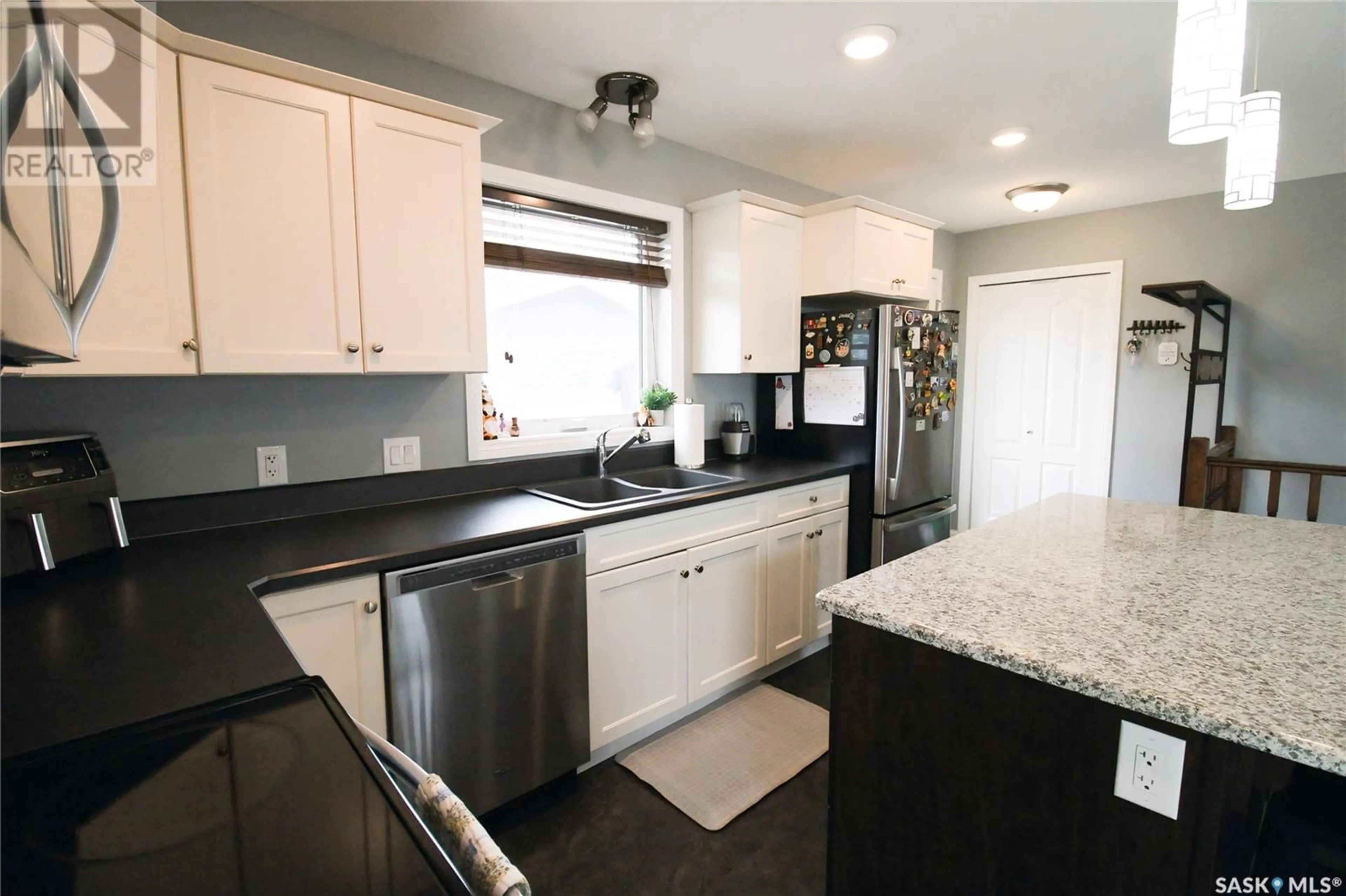 Open concept kitchen, ceramic/tile floor for 216 2ND AVENUE, Melfort Saskatchewan S0E1A0