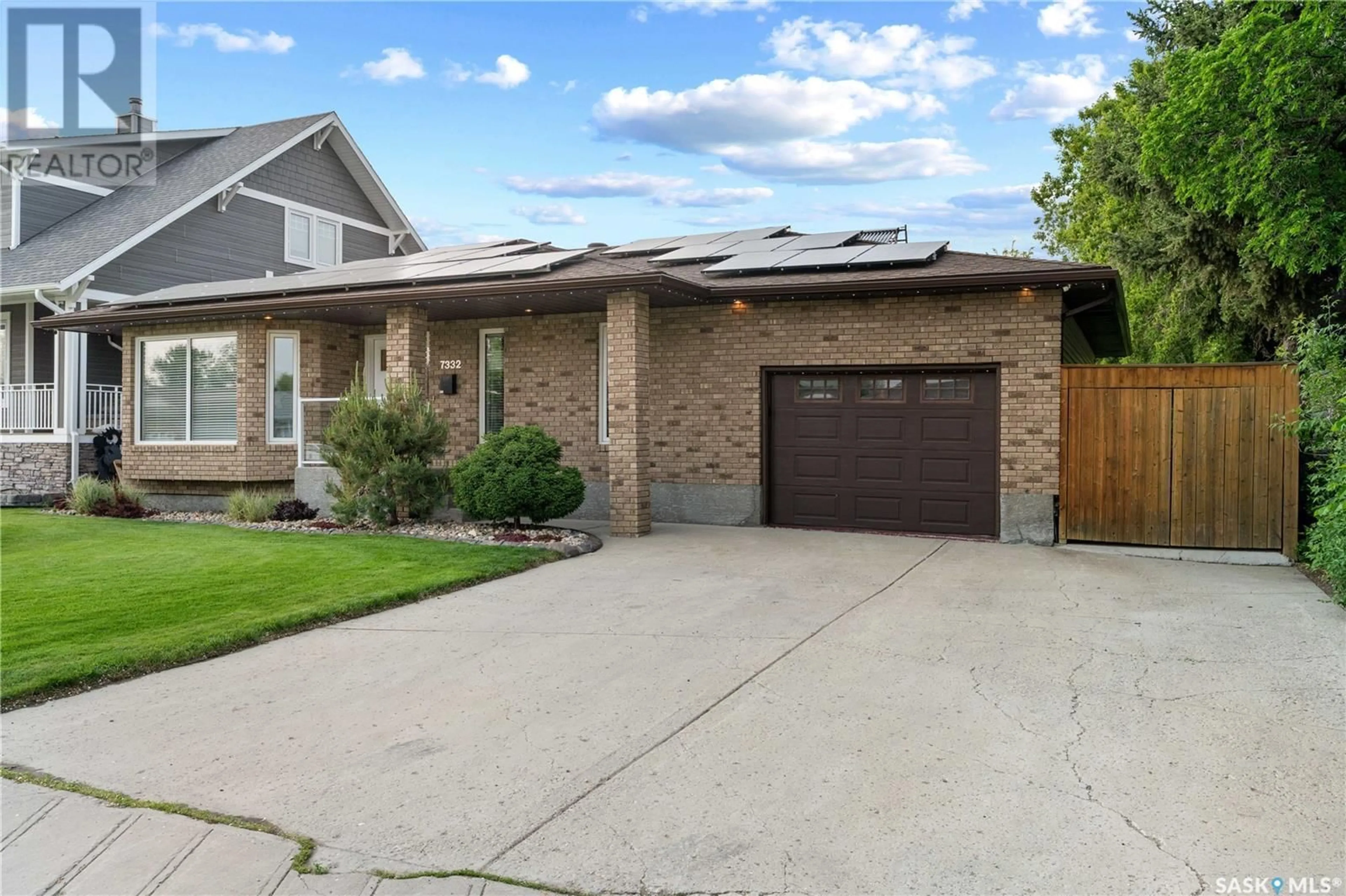 Home with brick exterior material, street for 7332 7TH AVENUE, Regina Saskatchewan S4T0T1