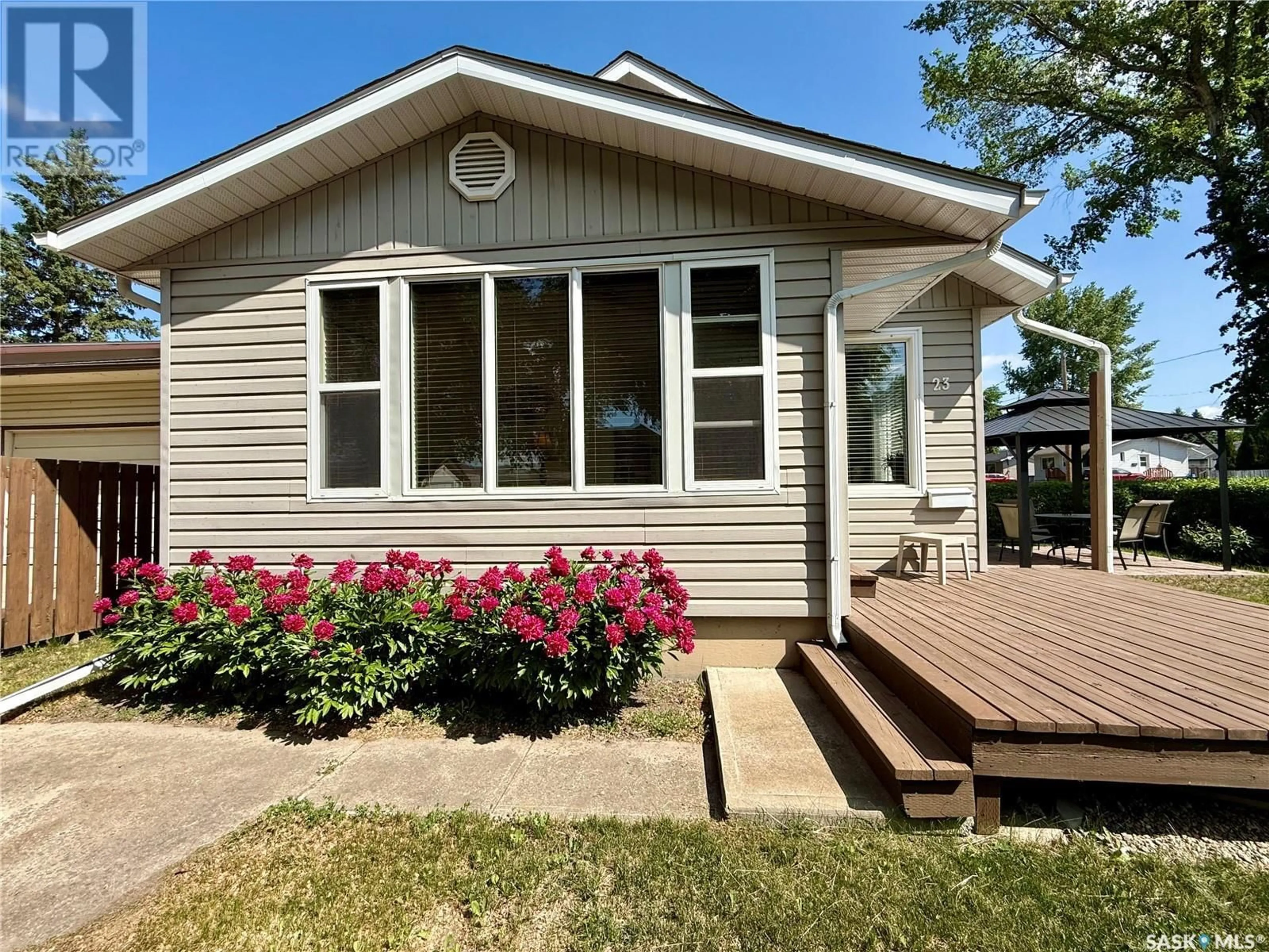 Home with vinyl exterior material, street for 23 HENDERSON STREET, Yorkton Saskatchewan S3N0A4
