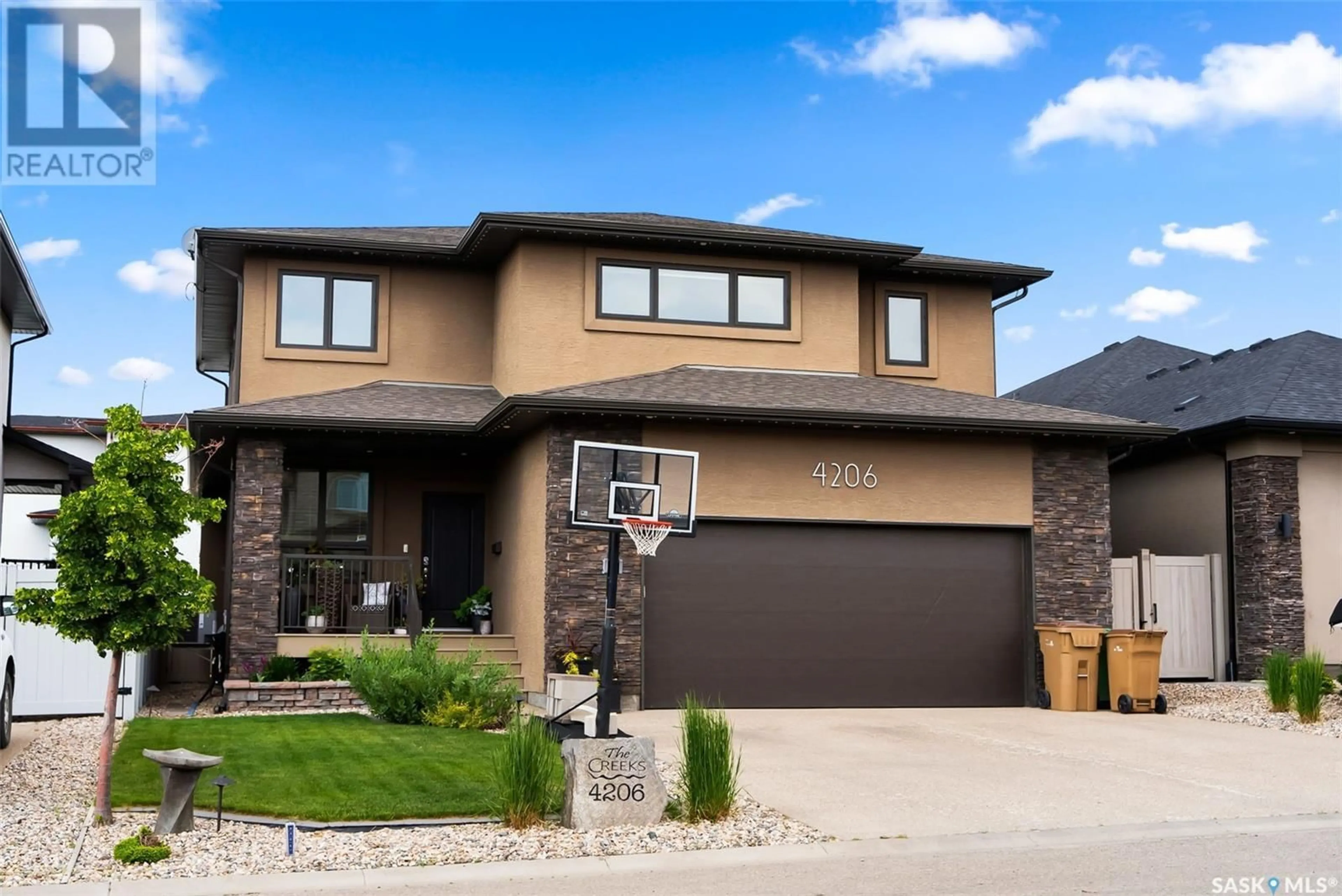 Home with brick exterior material, street for 4206 SAGE CRESCENT, Regina Saskatchewan S4V3L6