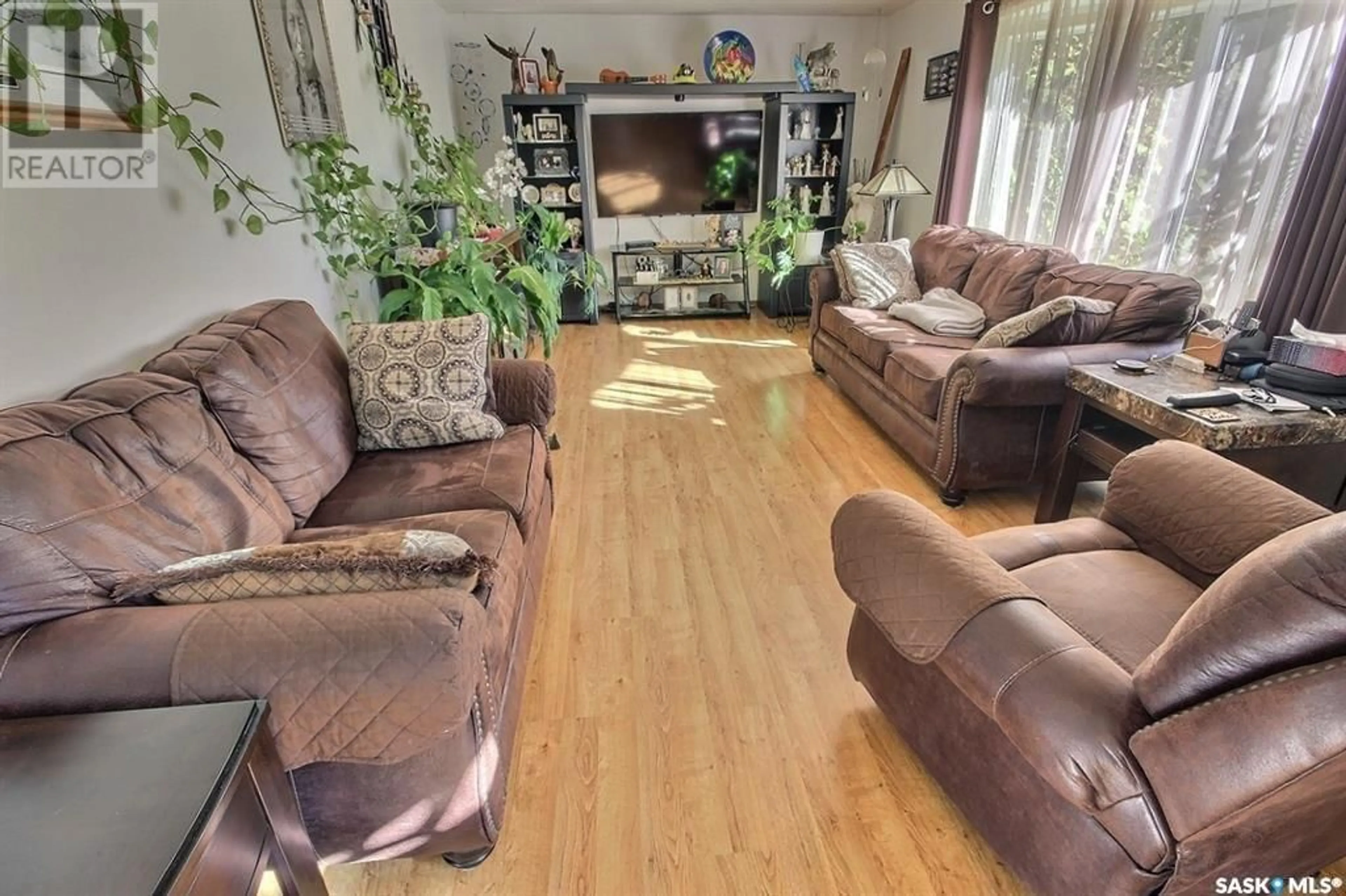 Living room with furniture, unknown for 506 LALIBERTE AVENUE, Beauval Saskatchewan S0M0G0