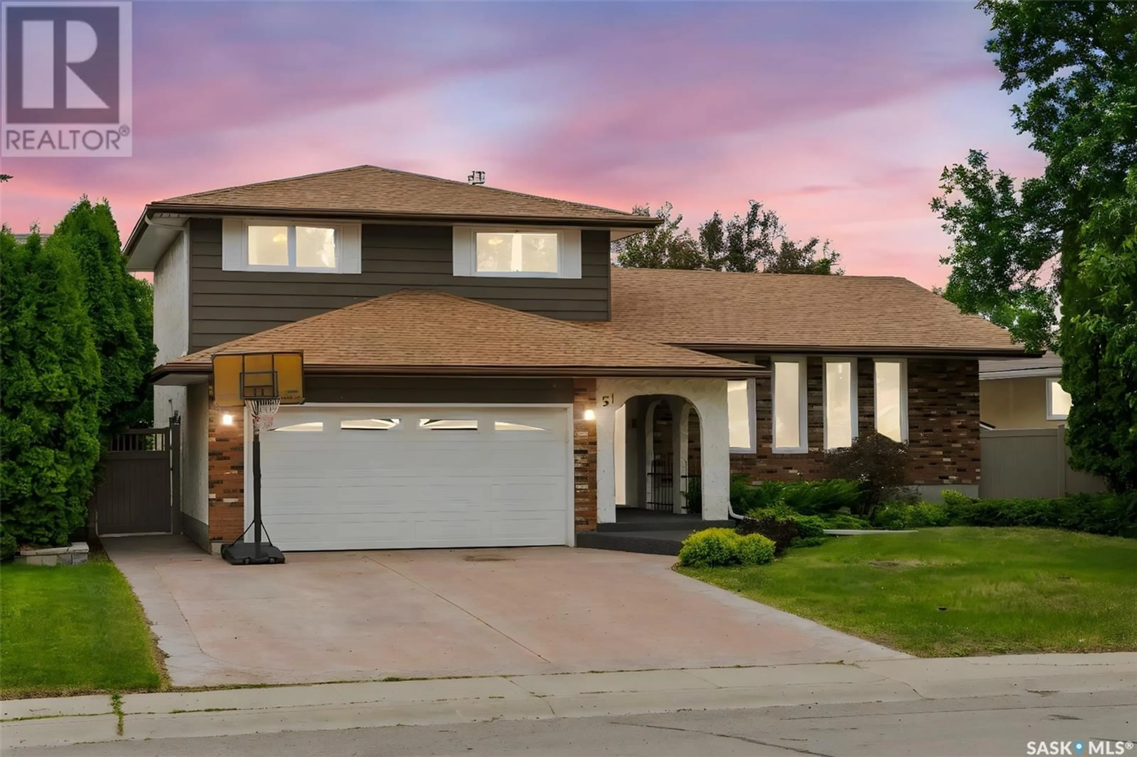 Home with brick exterior material, street for 51 ANDRE AVENUE, Regina Saskatchewan S4T7C9