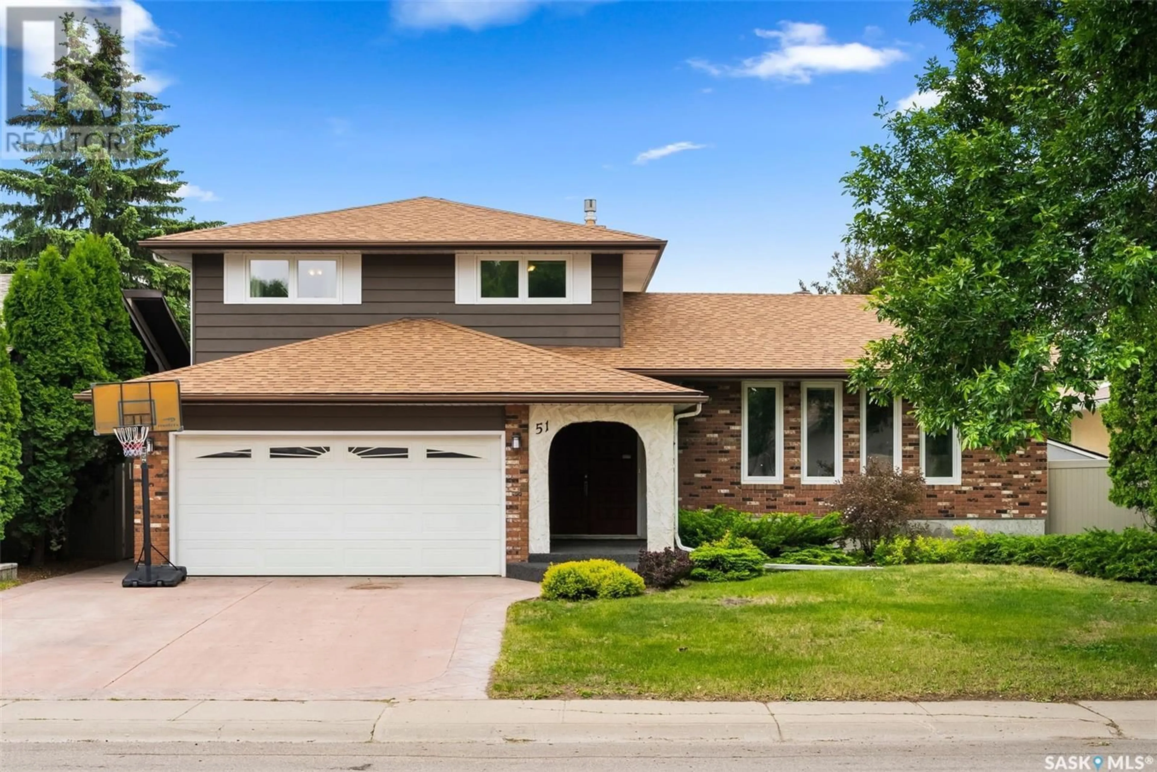 Home with brick exterior material, street for 51 ANDRE AVENUE, Regina Saskatchewan S4T7C9