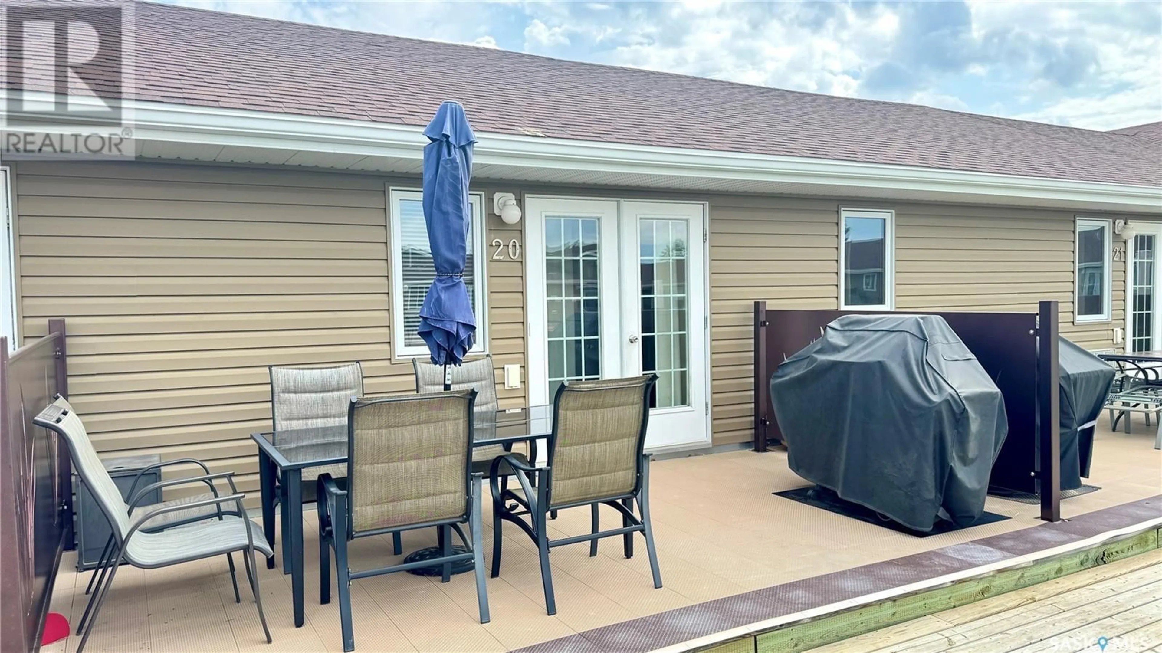 Patio, street for 20 1250 AARO AVENUE, Elbow Saskatchewan S0H1J0