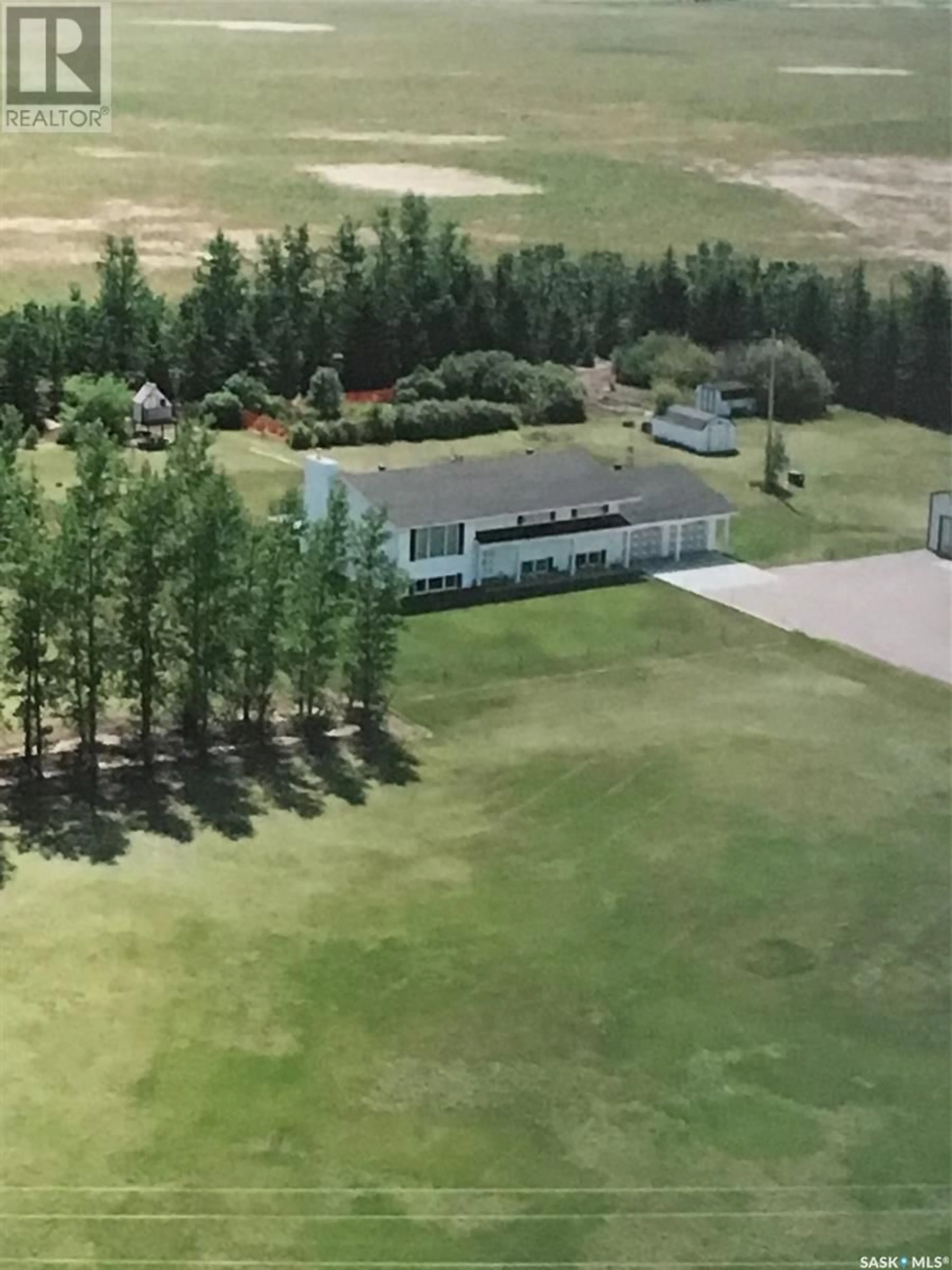 A pic from outside/outdoor area/front of a property/back of a property/a pic from drone, mountain view for HEINTZ ACREAGE, Central Butte Saskatchewan S0H0T0