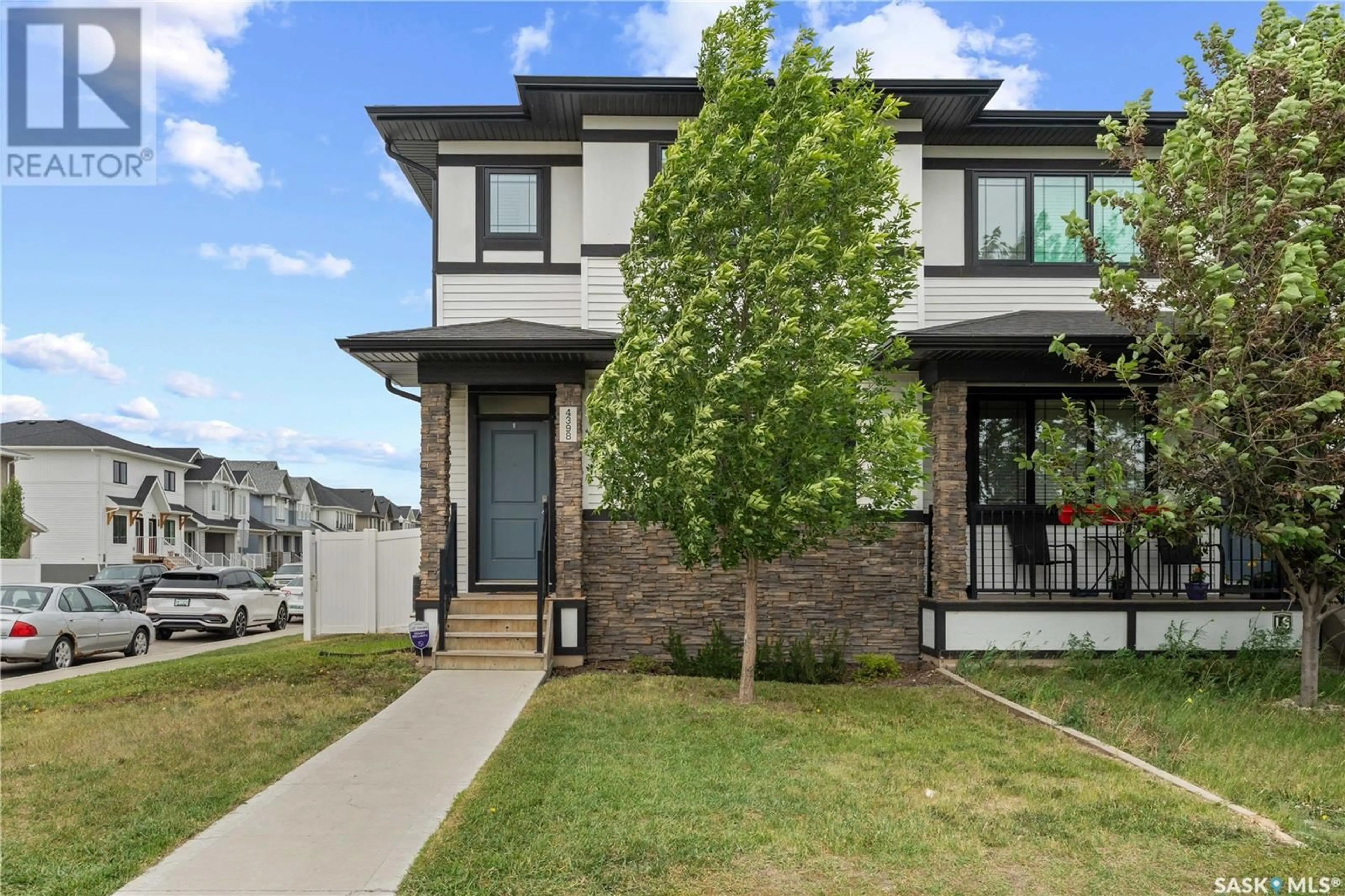 Home with brick exterior material, street for 4398 JAMES HILL ROAD, Regina Saskatchewan S4W0P7