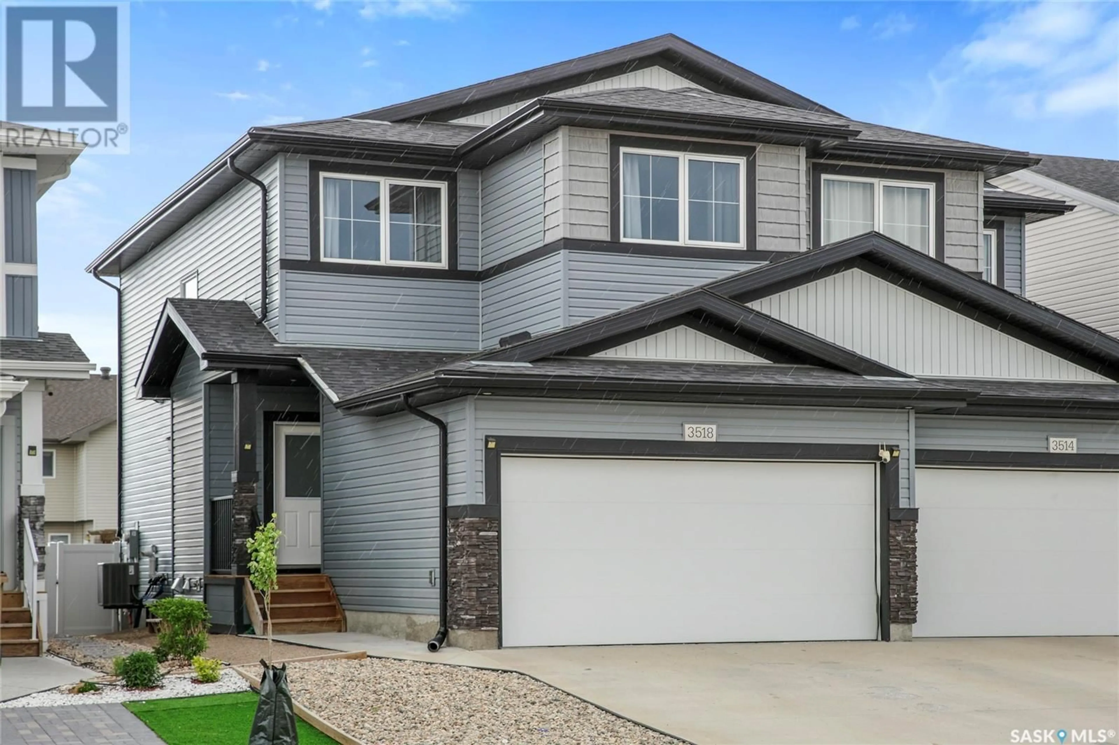 Home with vinyl exterior material, street for 3518 GREEN TURTLE ROAD, Regina Saskatchewan S4V3N8