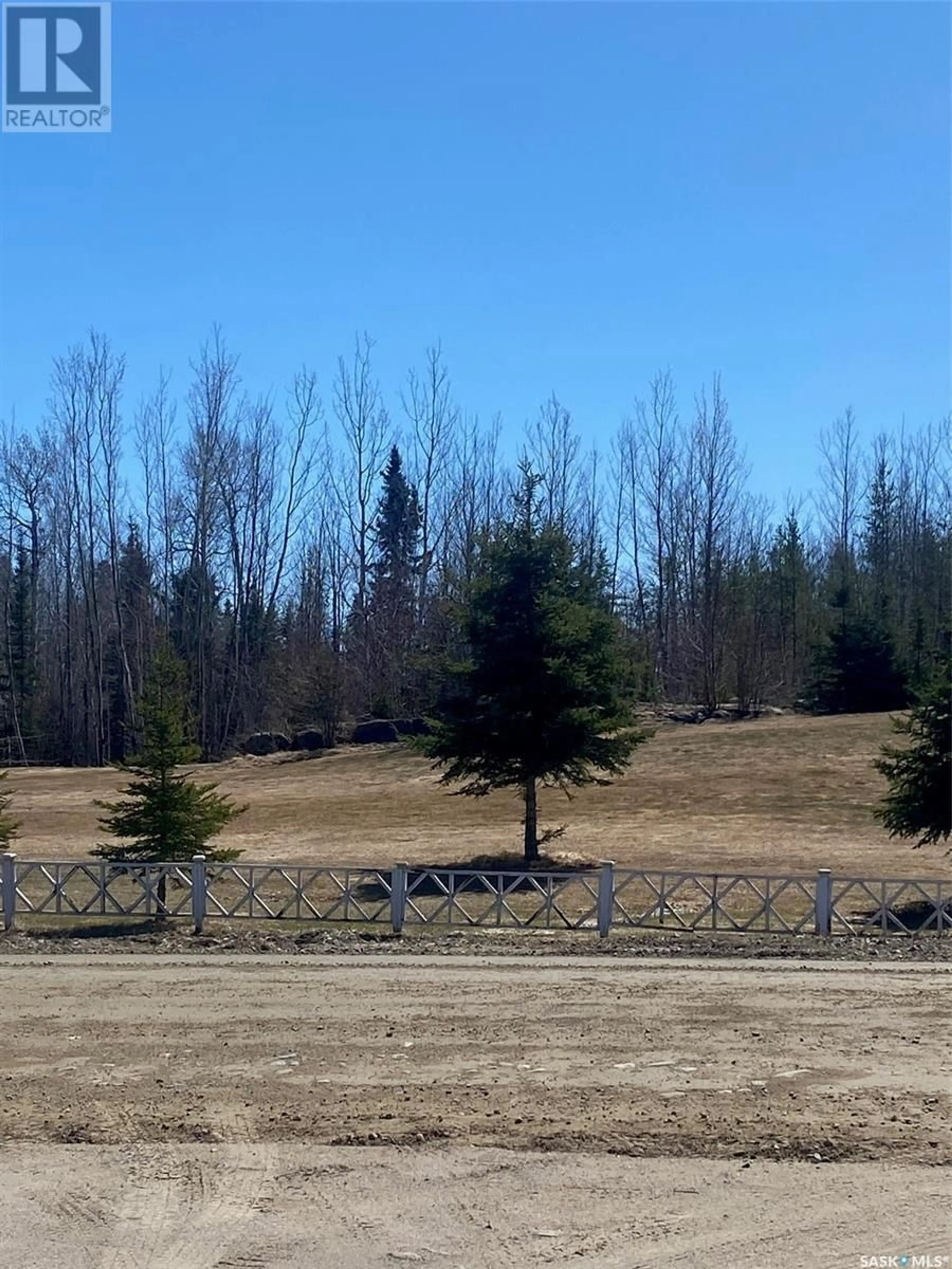 A pic from outside/outdoor area/front of a property/back of a property/a pic from drone, forest/trees view for 110 WALLY HUNT DRIVE, La Ronge Saskatchewan S0J1L0