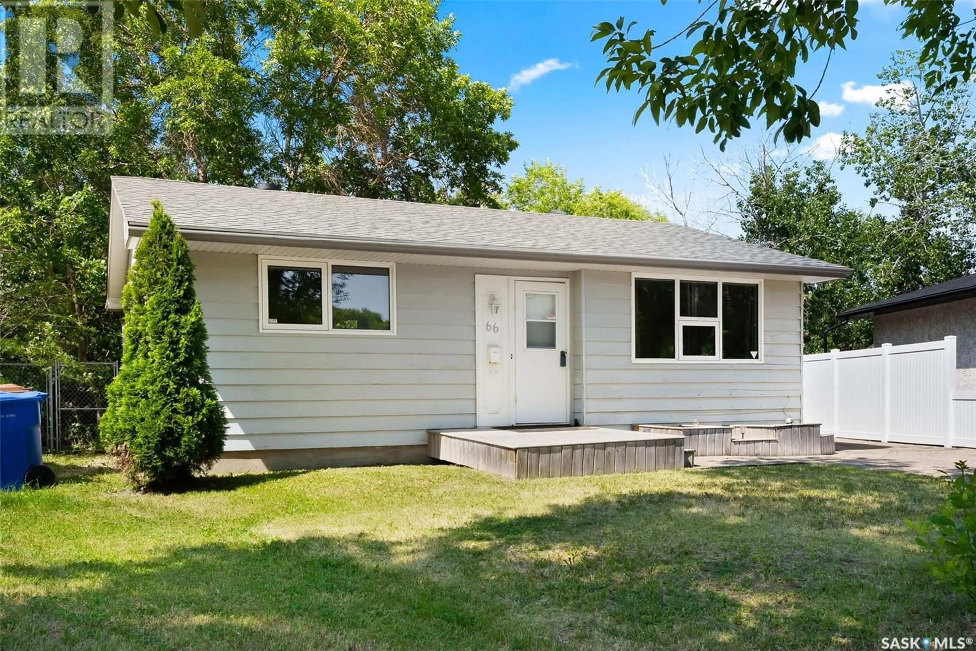 Home with vinyl exterior material, street for 66 PEART CRESCENT, Regina Saskatchewan S4N4R5