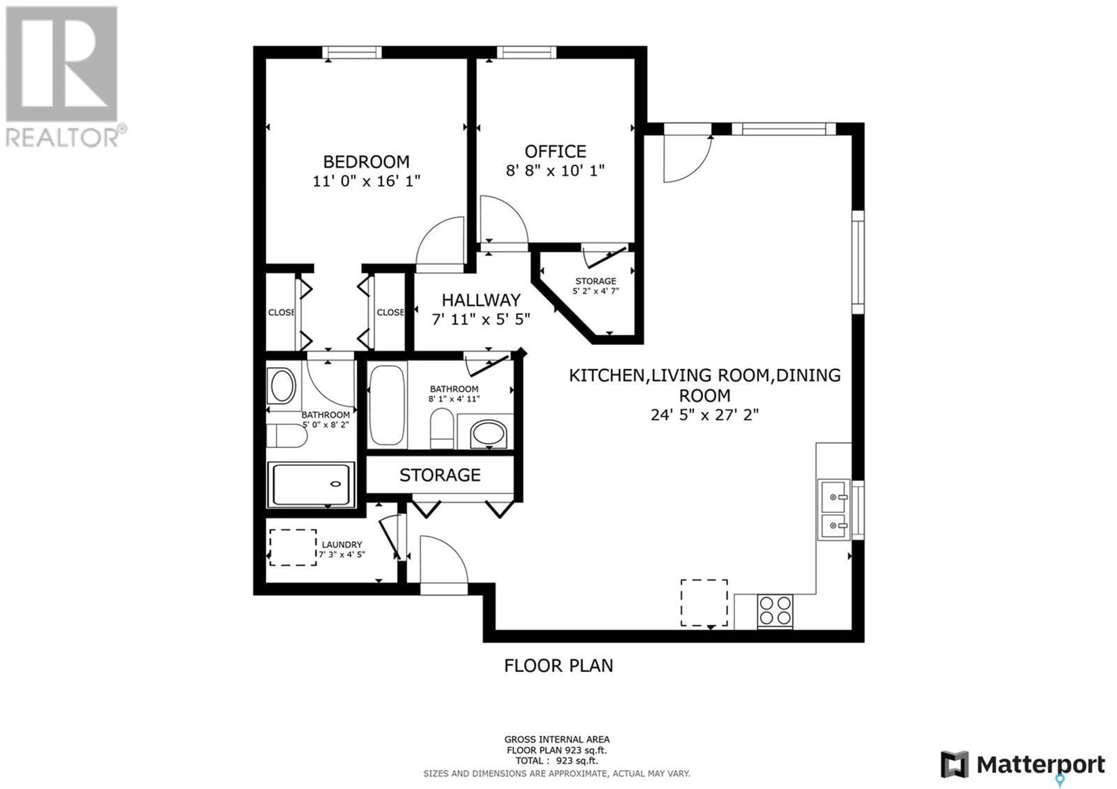 Floor plan for 1211 102 WILLIS CRESCENT, Saskatoon Saskatchewan S7T0T6