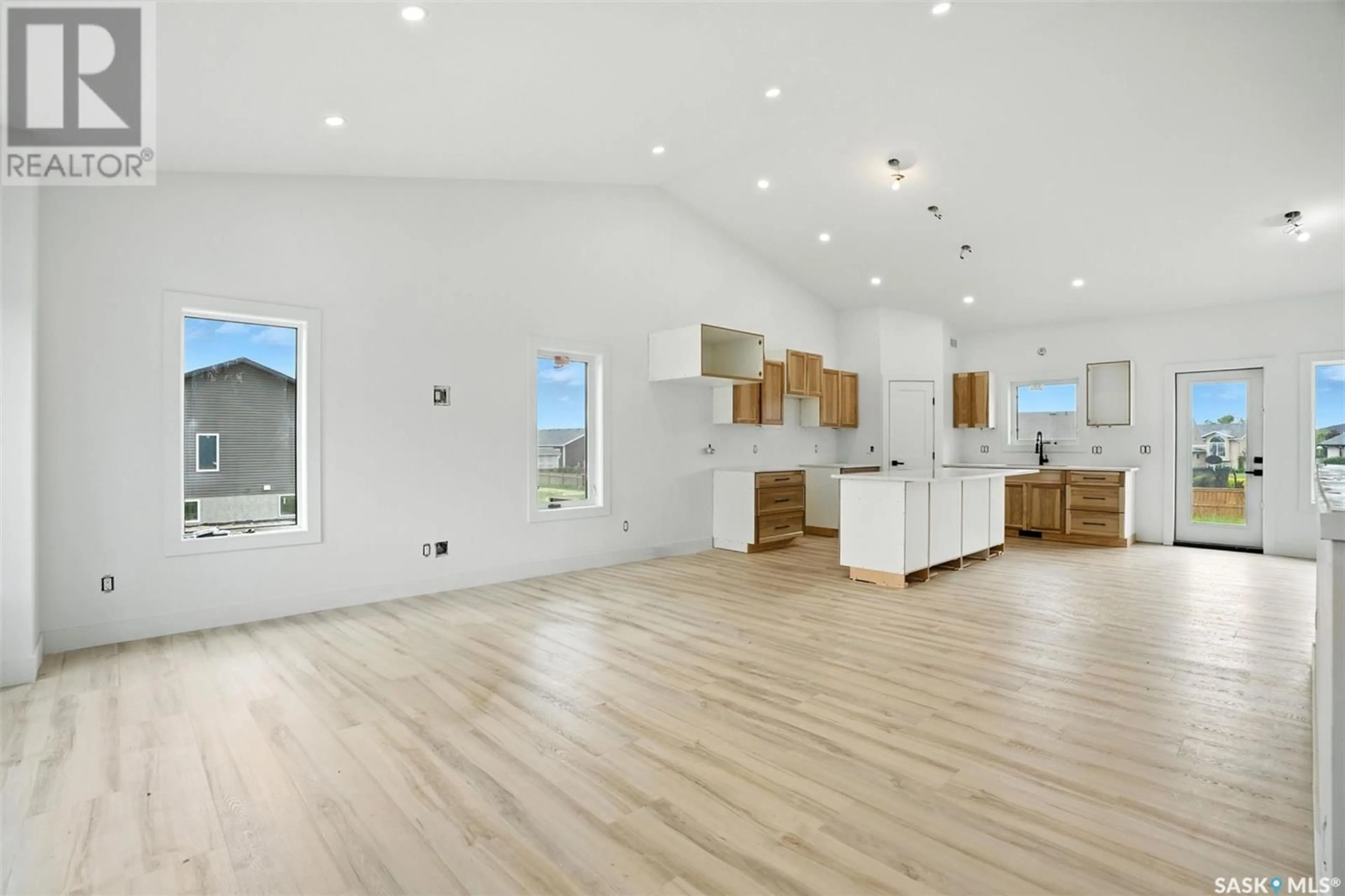 Open concept kitchen, wood/laminate floor for 210 2ND AVENUE S, Waldheim Saskatchewan S0K4R0
