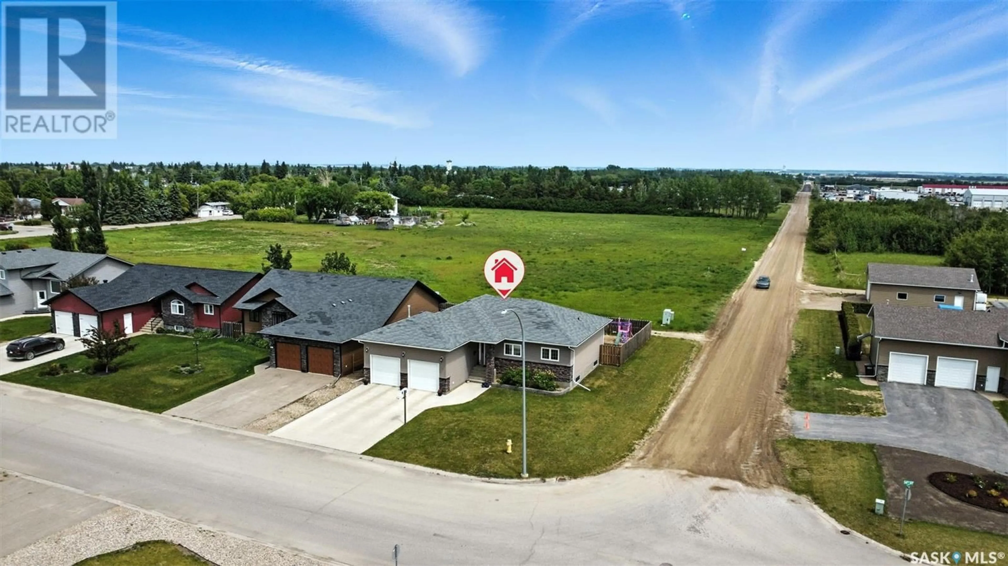 A pic from outside/outdoor area/front of a property/back of a property/a pic from drone, building for 84 14TH STREET, Humboldt Saskatchewan S0K2A0