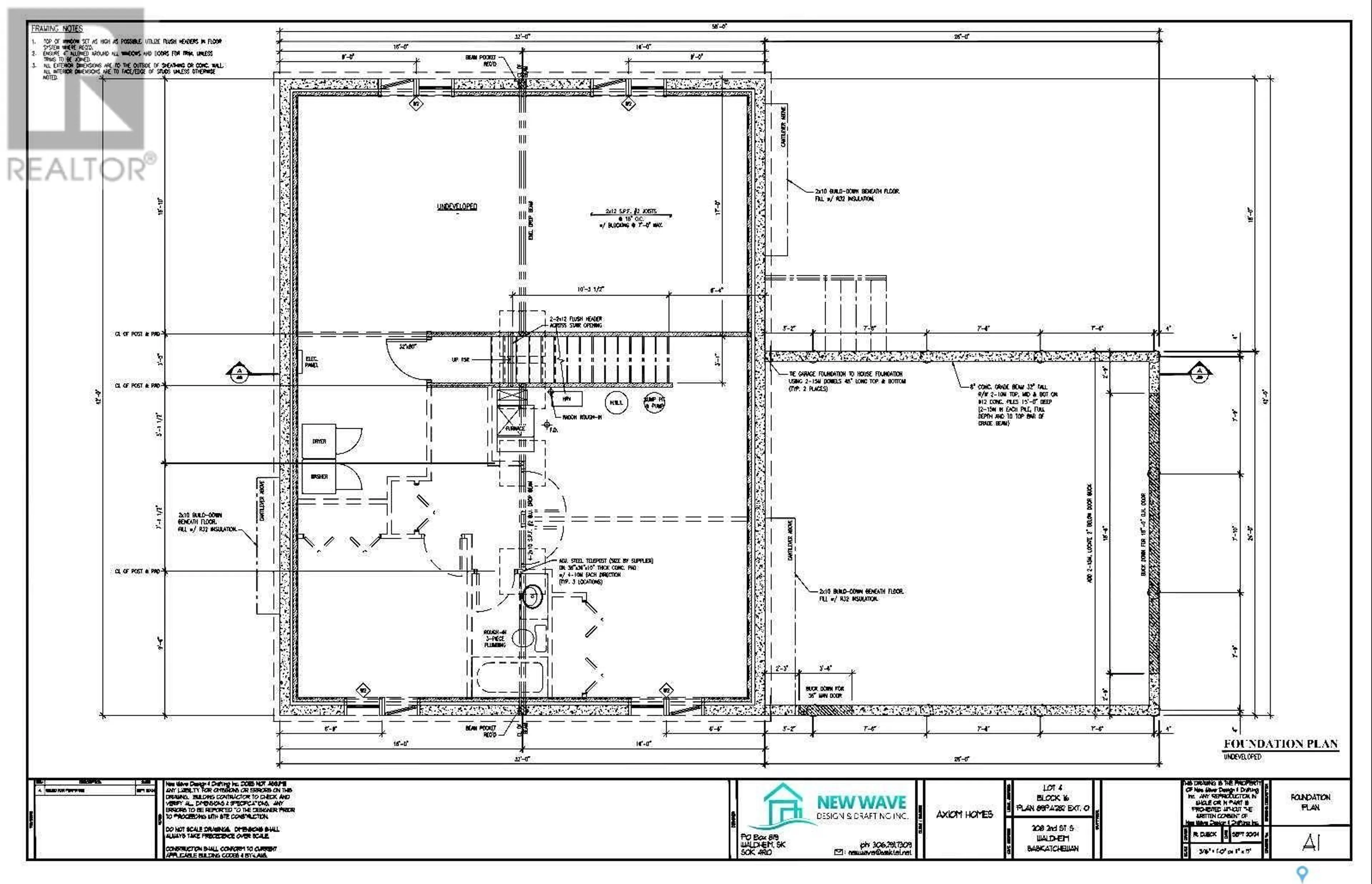 Floor plan for 208 2ND STREET, Waldheim Saskatchewan S0K4R0