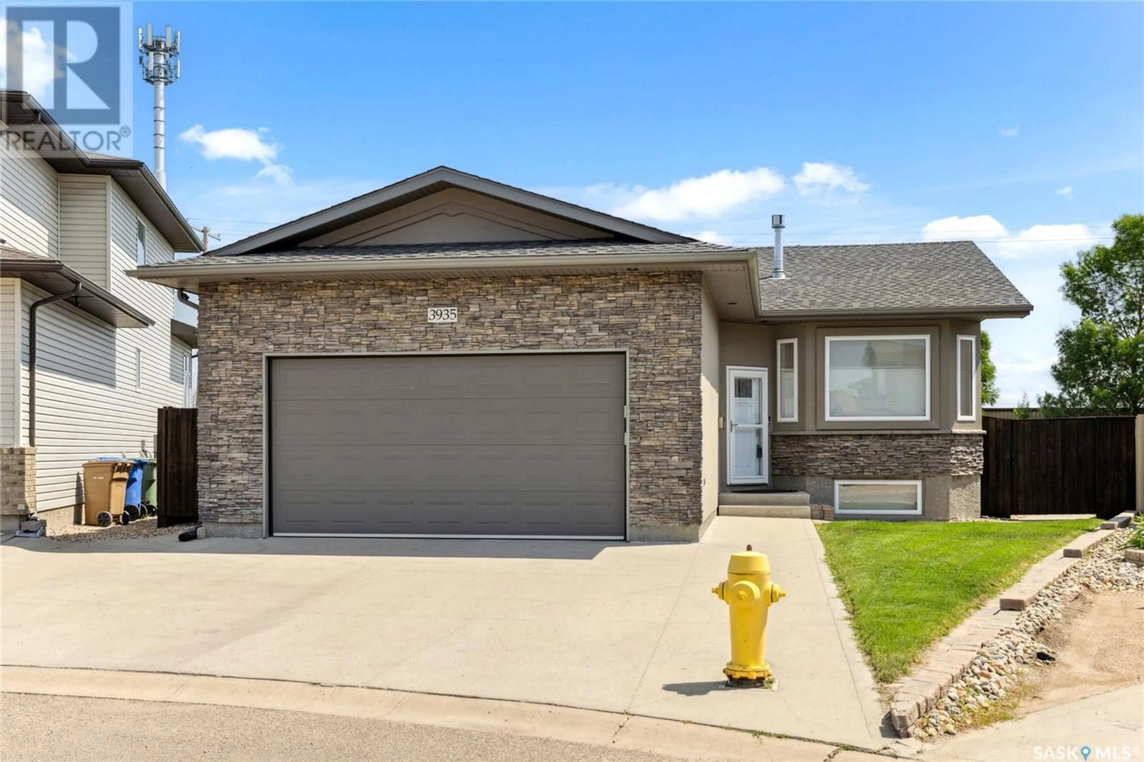 Home with brick exterior material, street for E - 3935 FLICKER BAY, Regina Saskatchewan S4N7P5