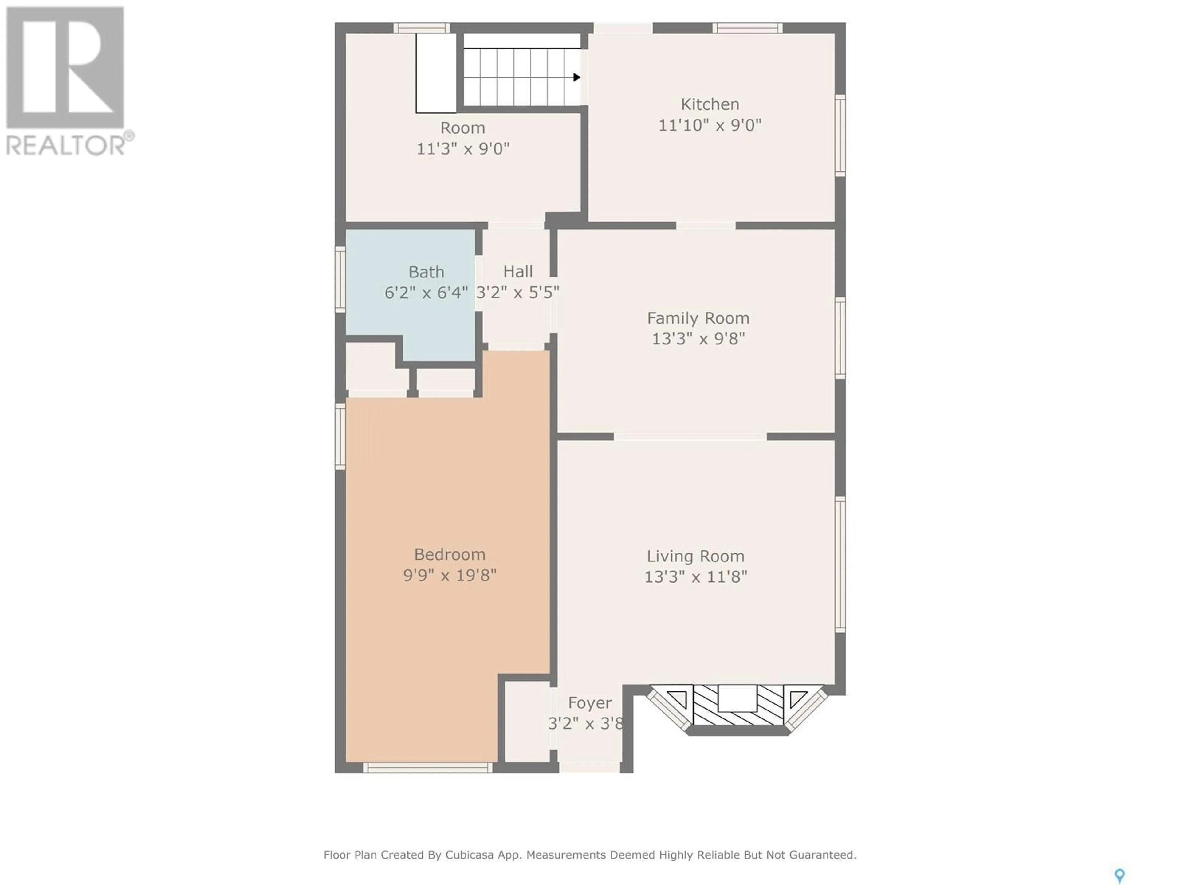 Floor plan for 840 I AVENUE, Saskatoon Saskatchewan S7M1Z3