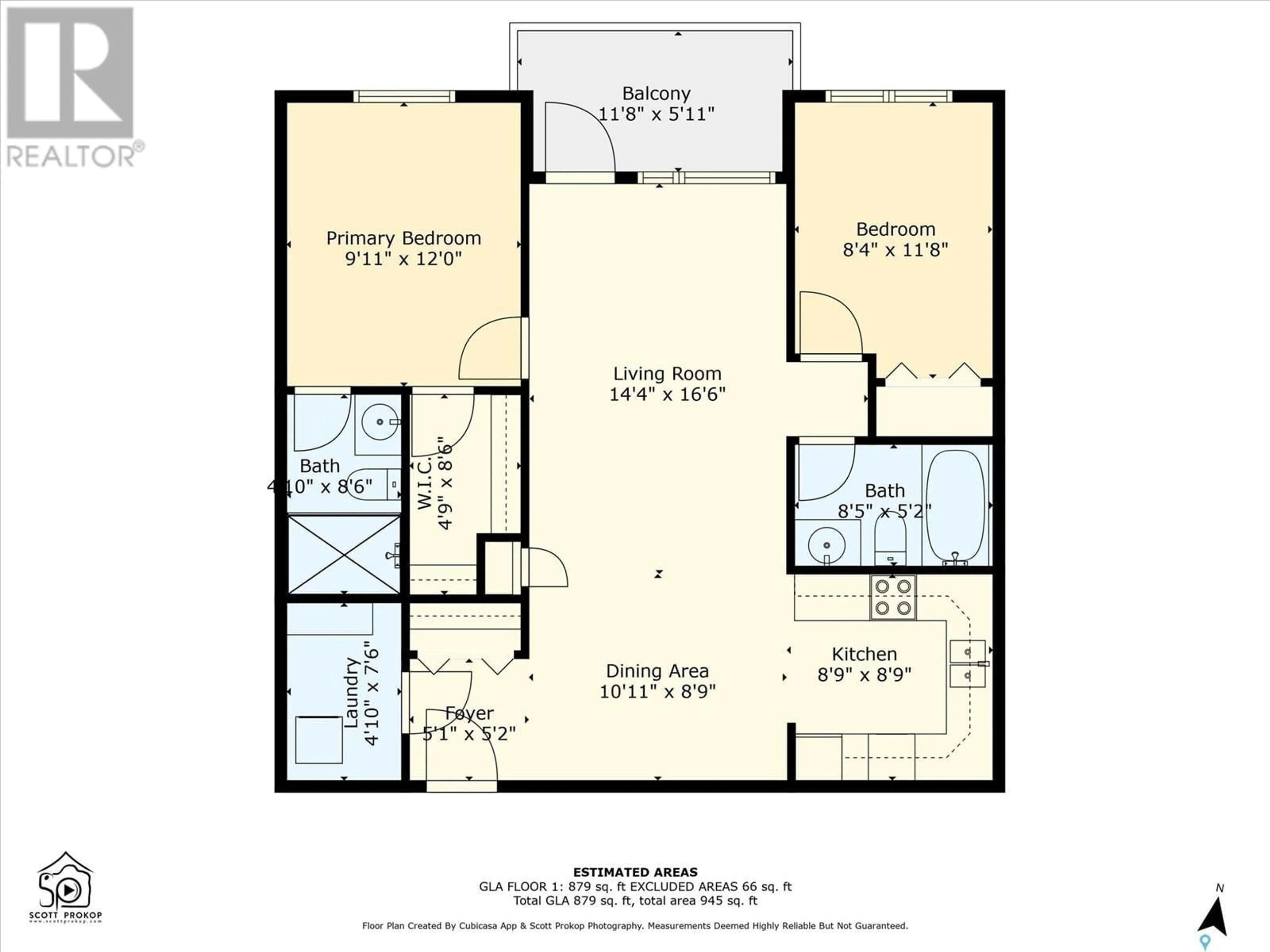 Floor plan for 102 - 1103 WILLIS CRESCENT, Saskatoon Saskatchewan S7T0N3