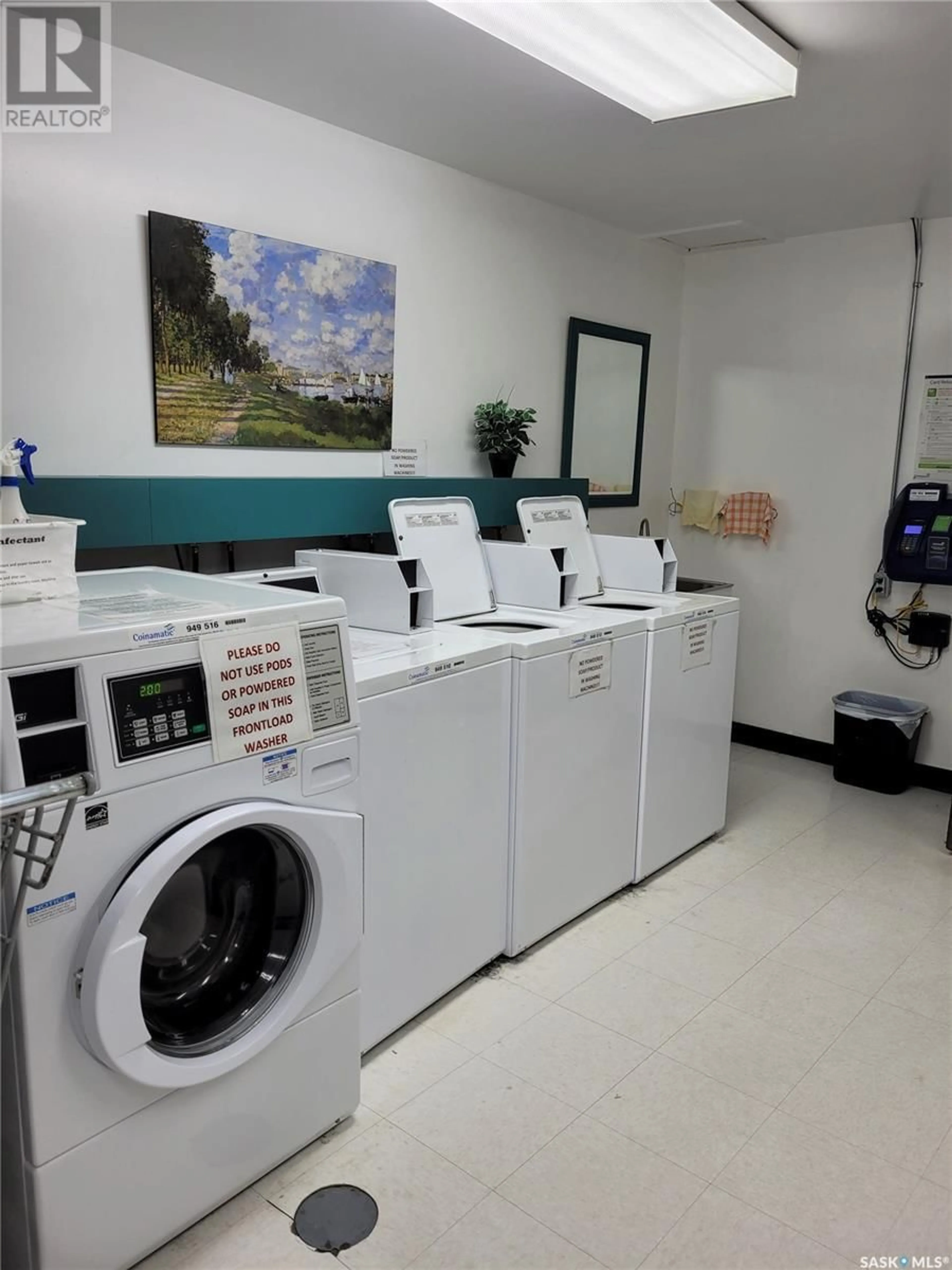 Laundry room for 305 - 4545 RAE STREET, Regina Saskatchewan S4S6Y8
