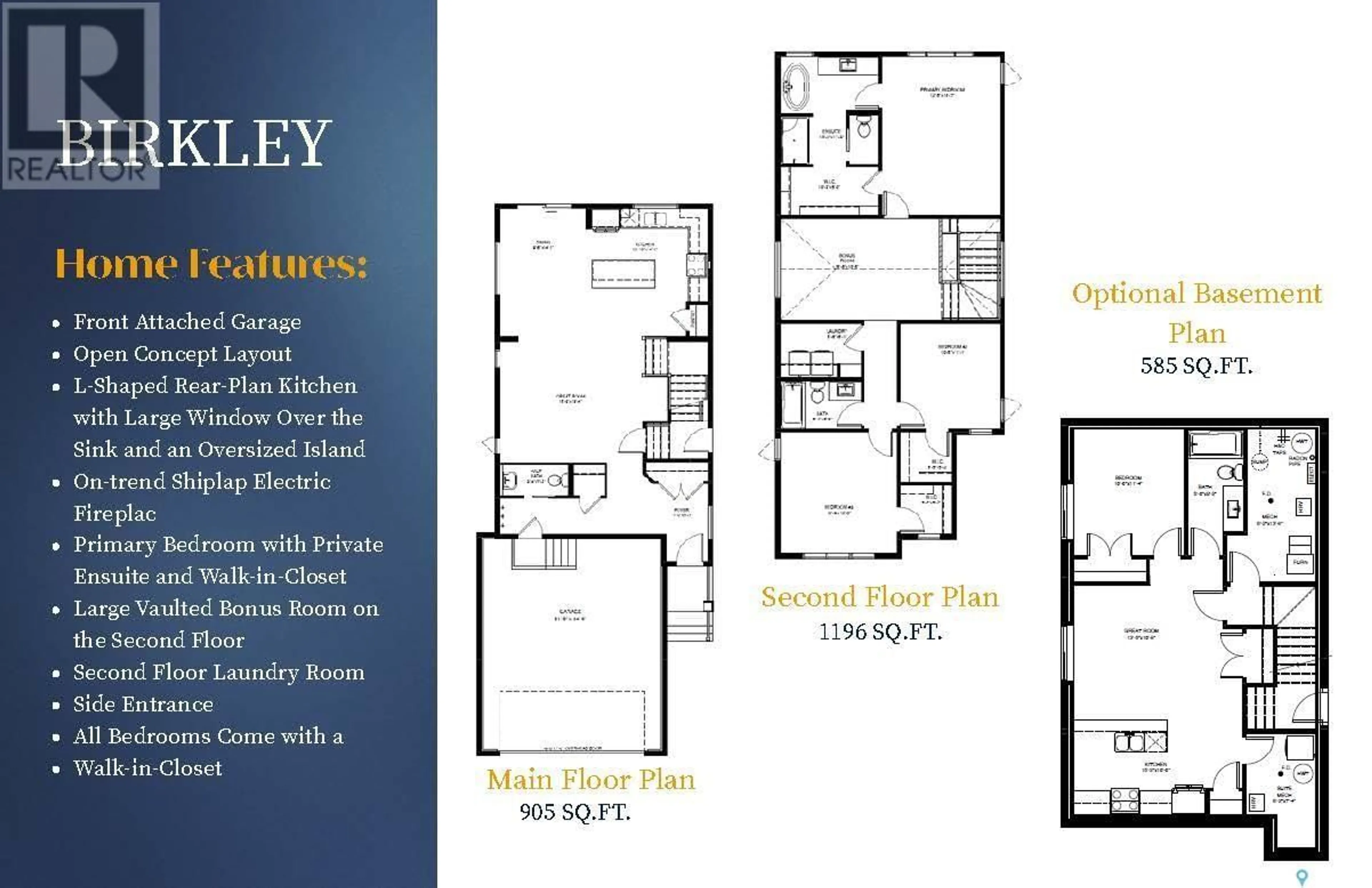 Floor plan for 8802 WHEAT CRESCENT, Regina Saskatchewan S4Y0H5