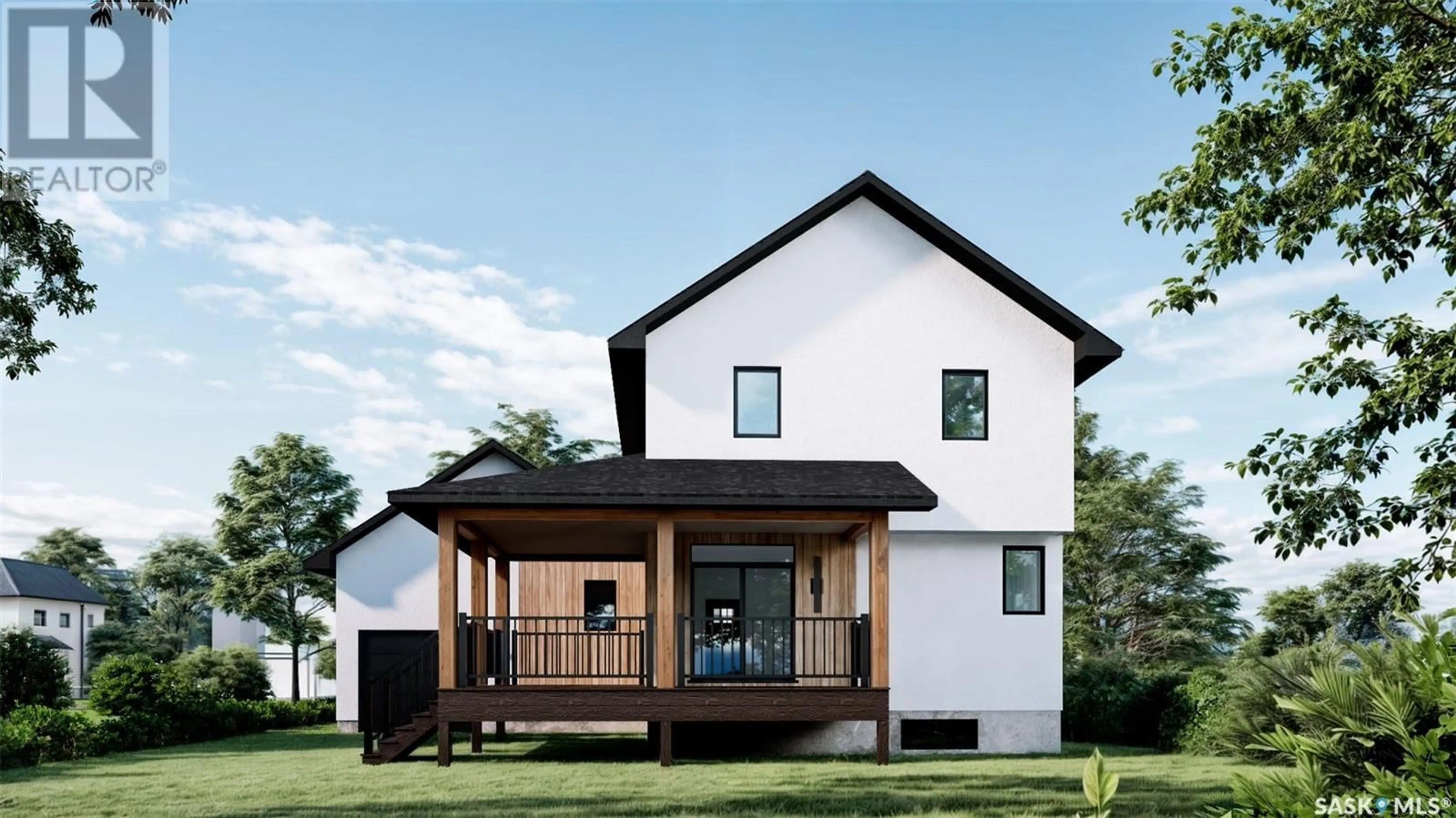 Home with vinyl exterior material, street for 1 SARAH'S COVE, White City Saskatchewan S4L0E2