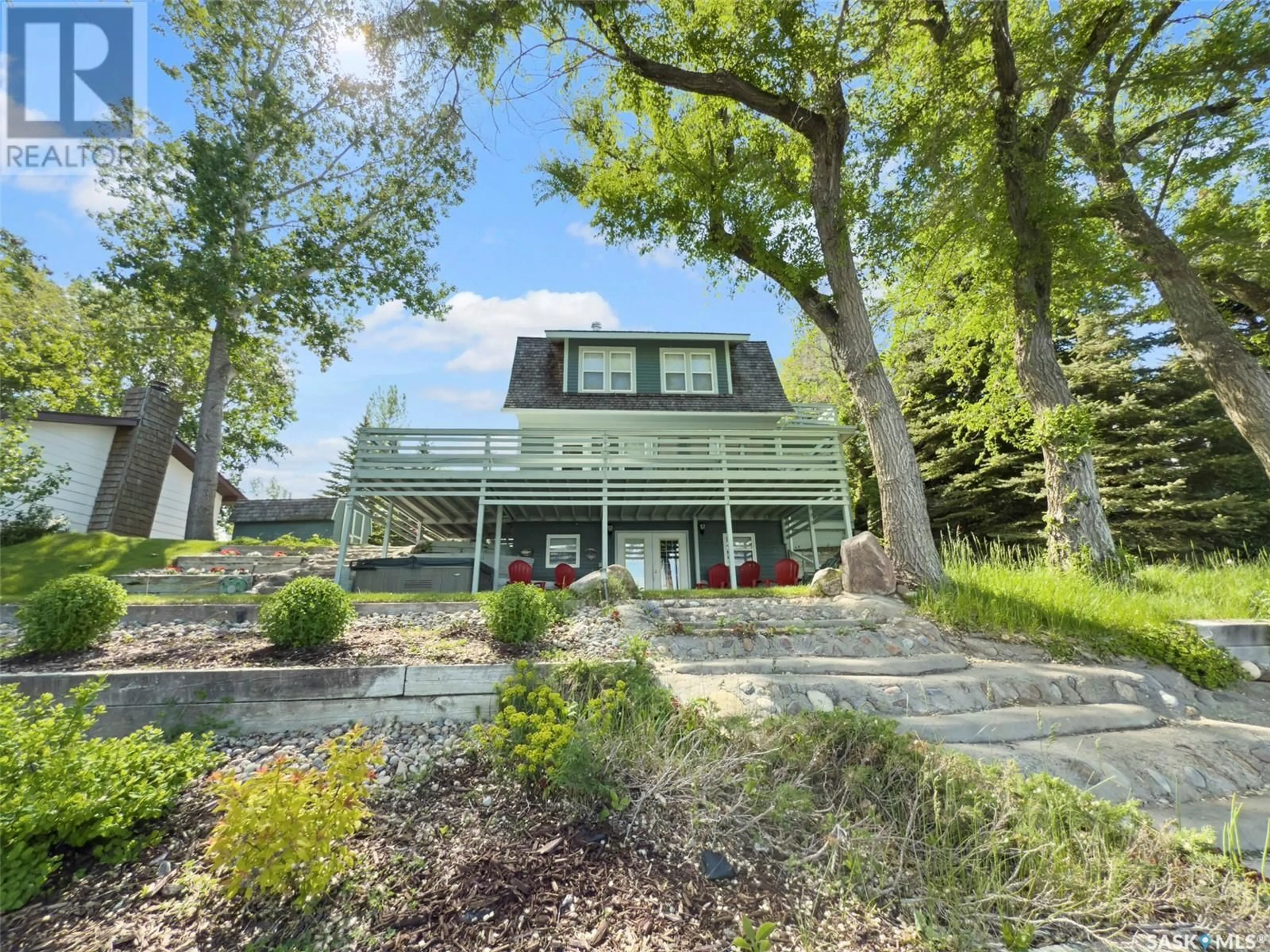 A pic from outside/outdoor area/front of a property/back of a property/a pic from drone, unknown for 20 PELLETIER DRIVE, Lac Pelletier Rm No. 107 Saskatchewan S0N2Y0