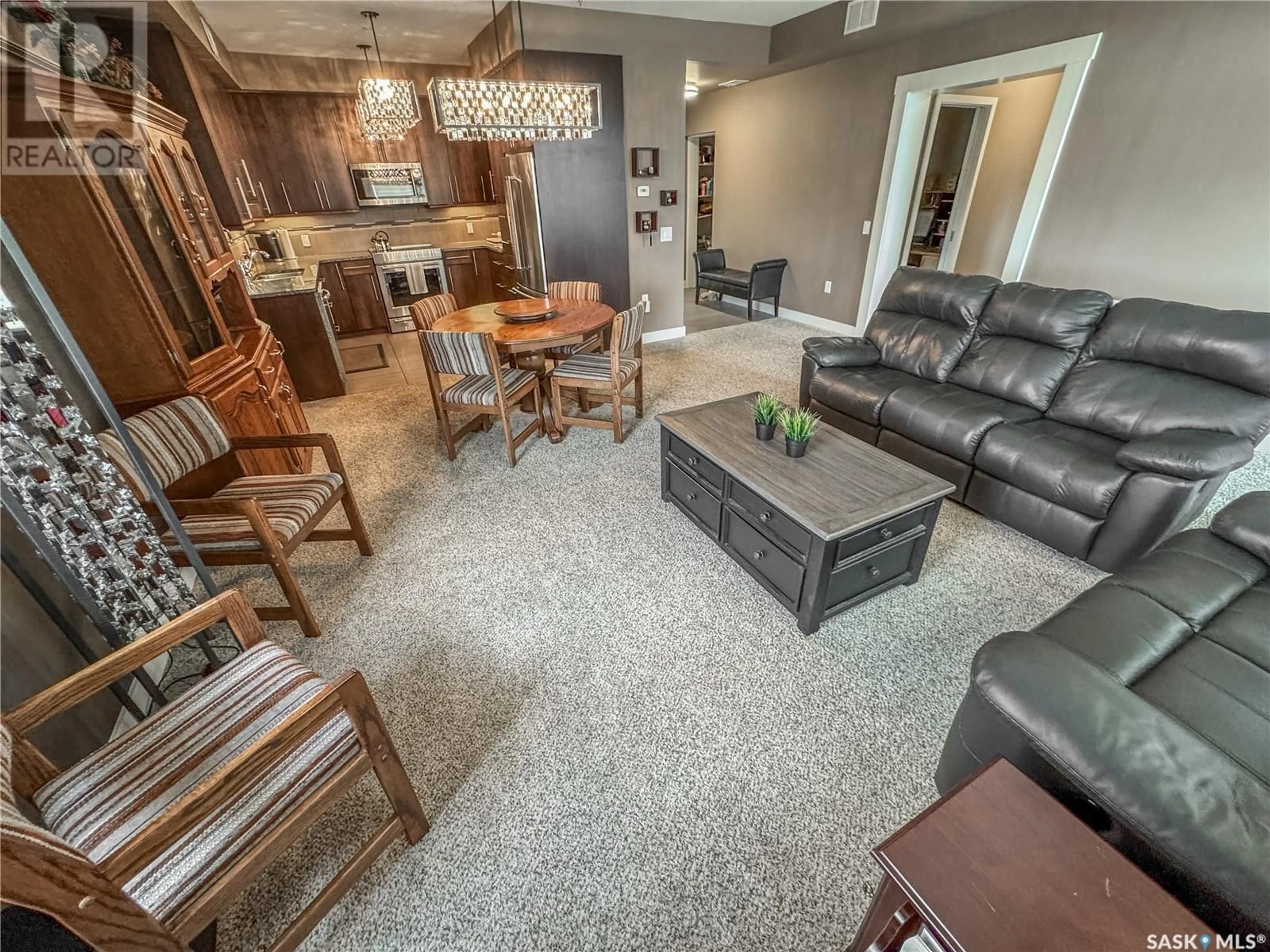 Living room with furniture, unknown for 407 912 OTTERLOO STREET, Indian Head Saskatchewan S0G2K0