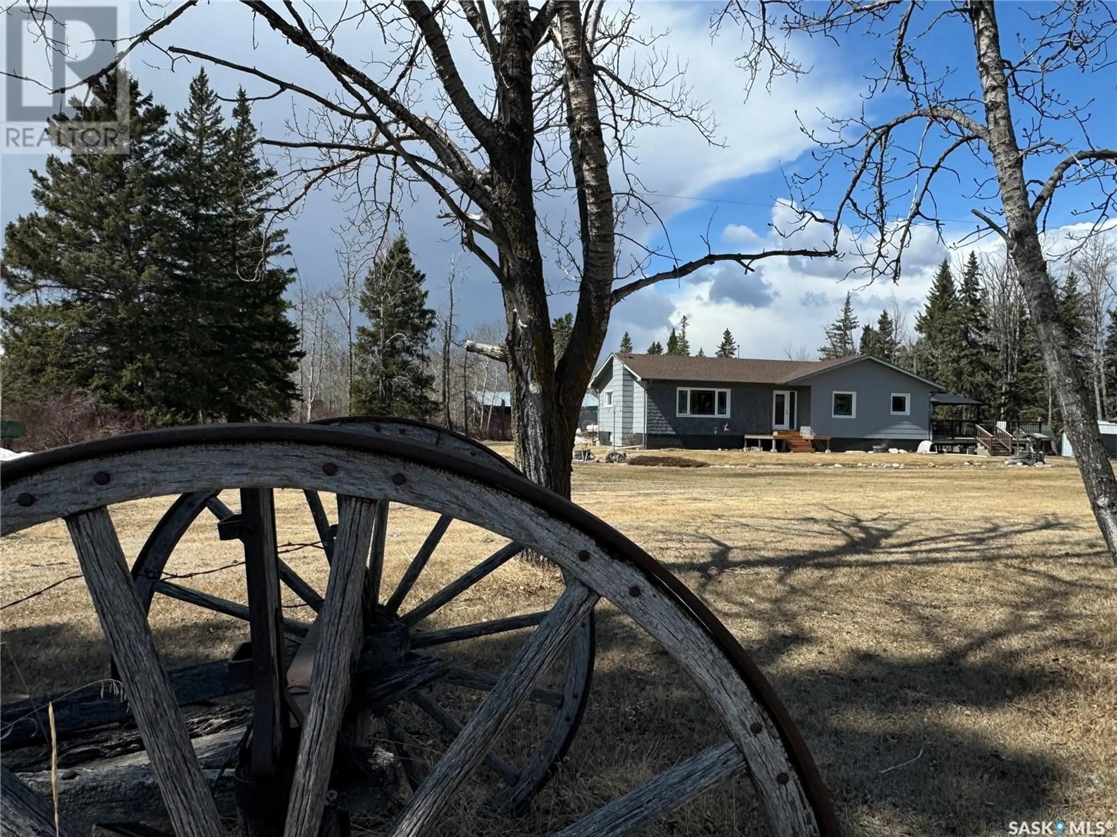 A pic from outside/outdoor area/front of a property/back of a property/a pic from drone, mountain view for JANSEN ACREAGE, Clayton Rm No. 333 Saskatchewan S3N3X0
