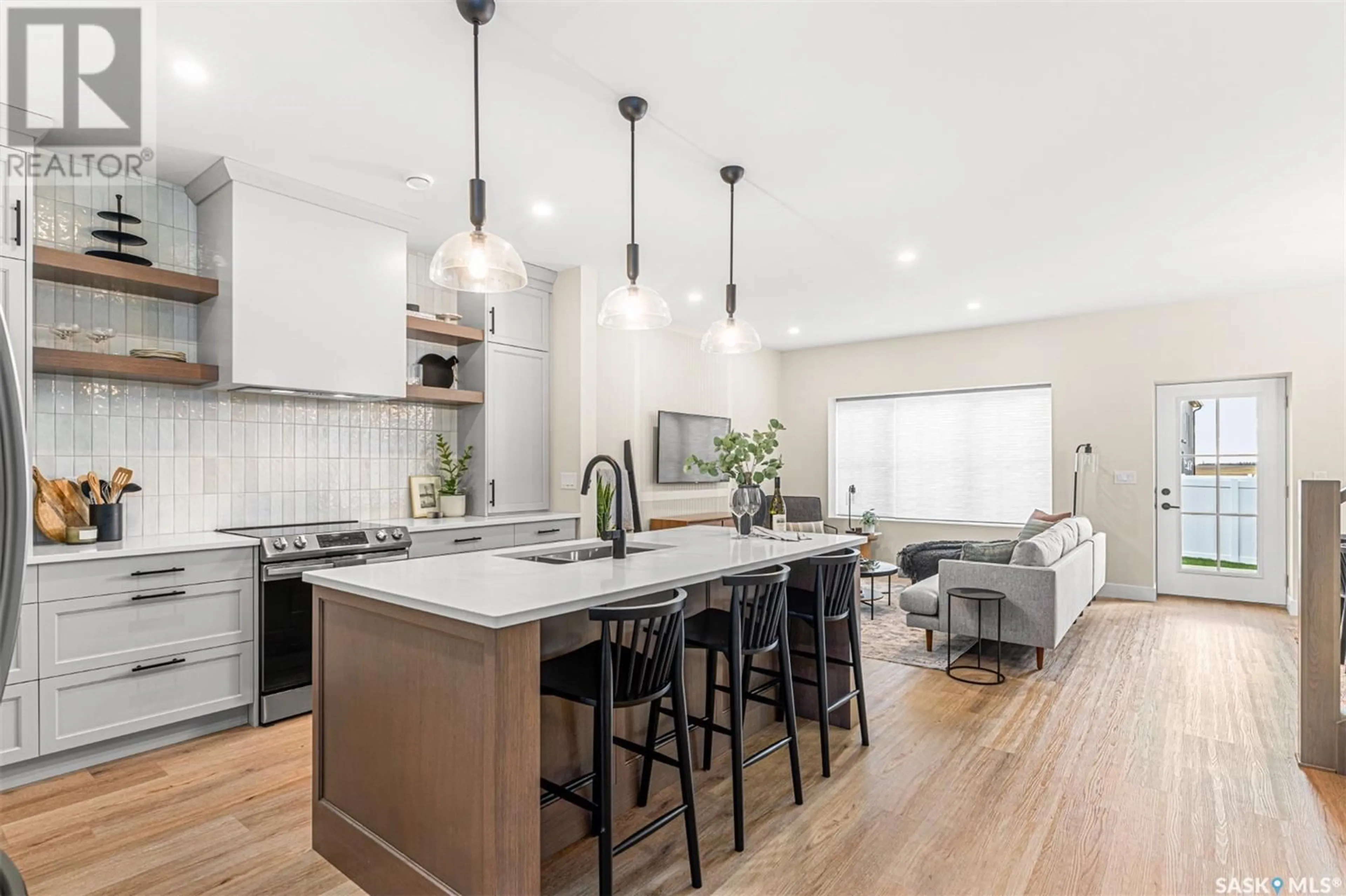 Open concept kitchen, unknown for 104 BARRETT STREET, Saskatoon Saskatchewan S7W0Z6