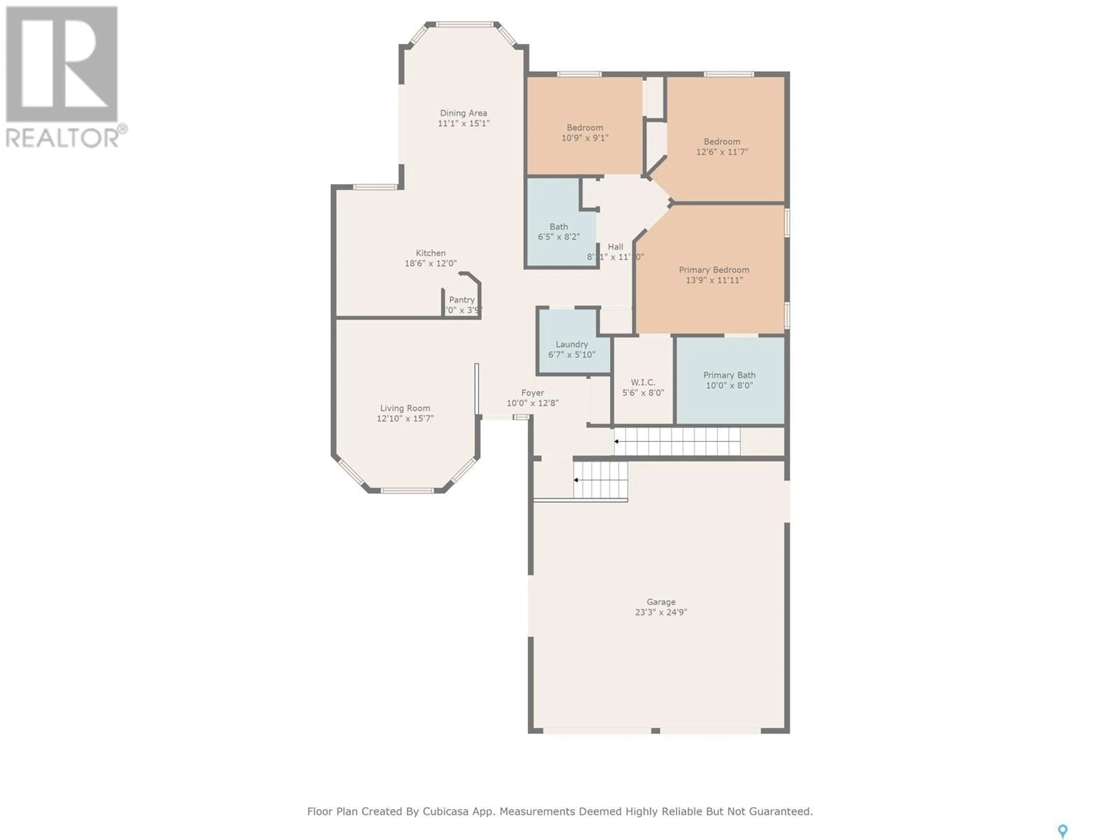 Floor plan for 401 BENDEL CRESCENT, Martensville Saskatchewan S0K2T2