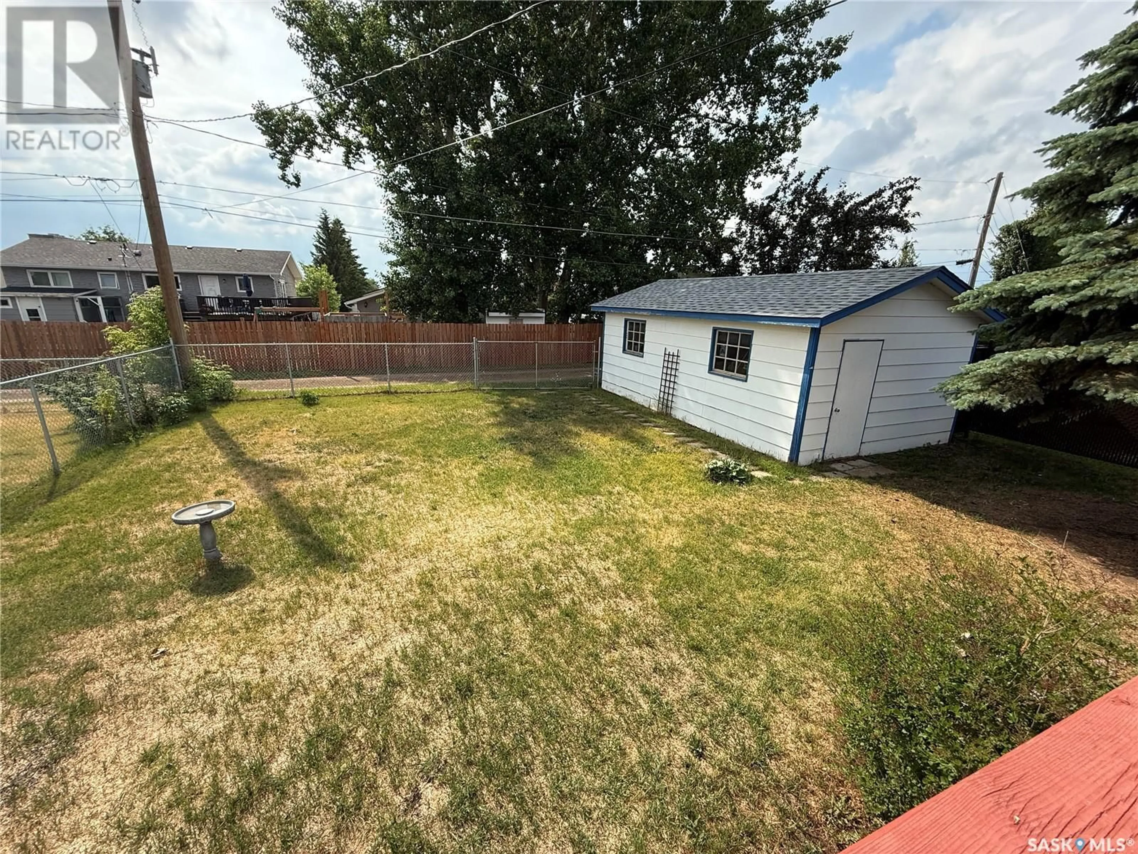 A pic from outside/outdoor area/front of a property/back of a property/a pic from drone, street for 707 CHAMBERS COURT, Shellbrook Saskatchewan S0J2E0