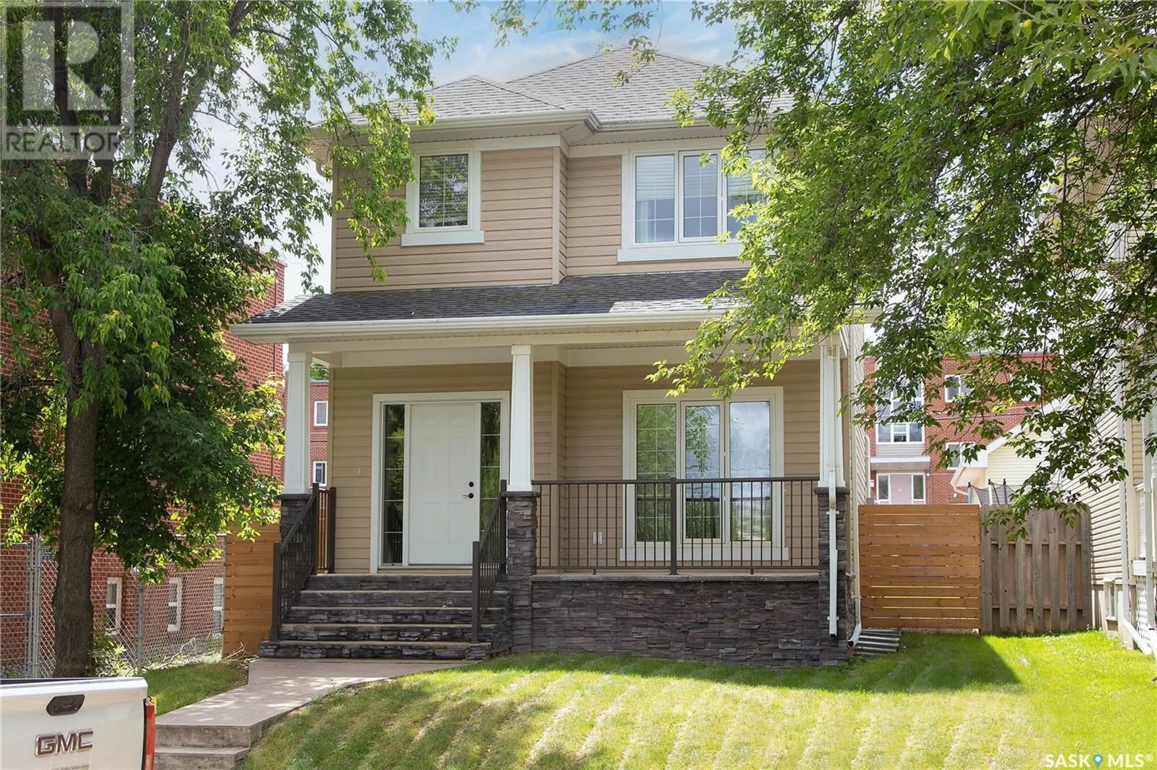 Home with brick exterior material, street for E - 23 19TH STREET, Prince Albert Saskatchewan S6V1J1