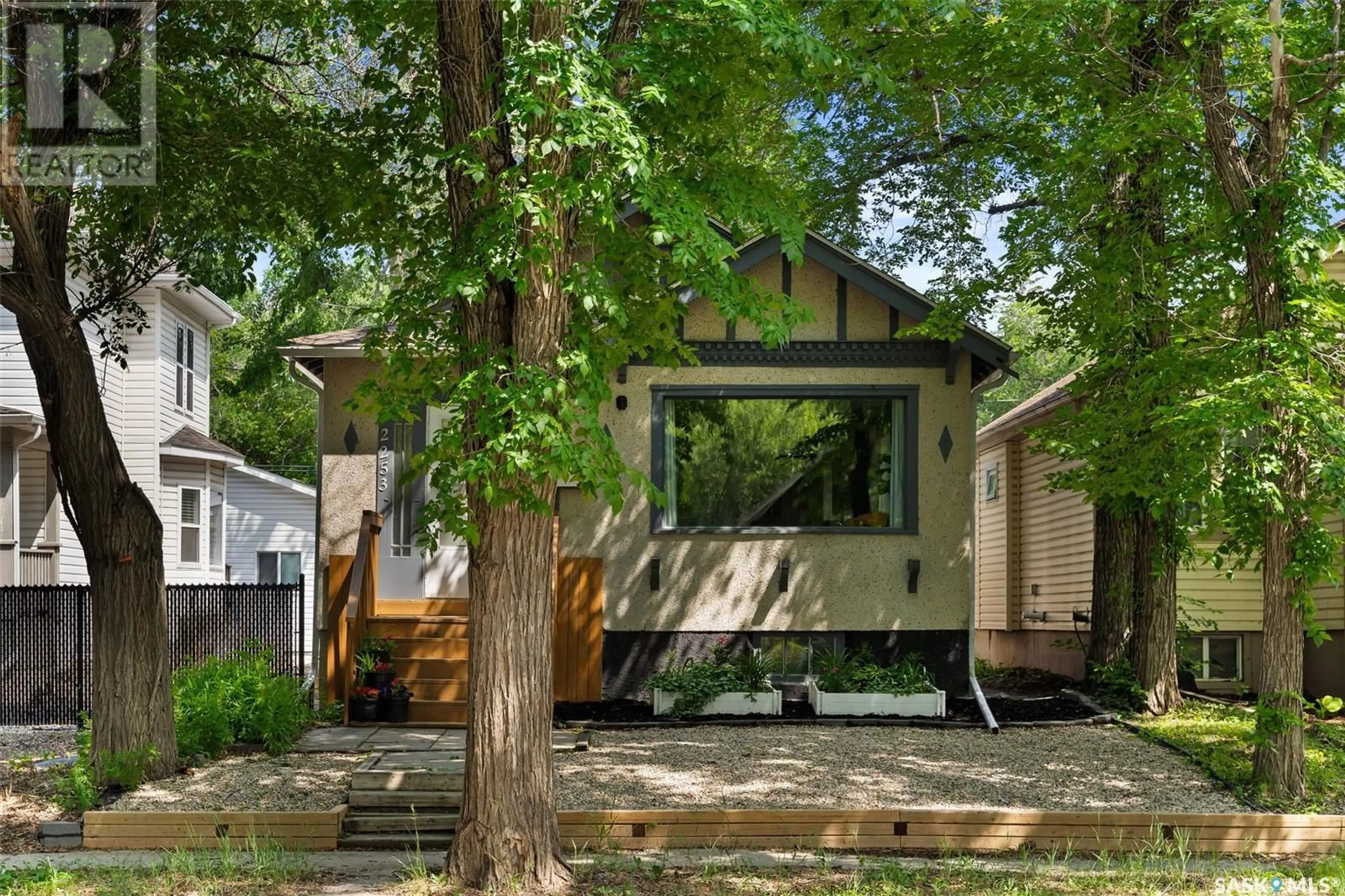 Home with vinyl exterior material, street for 2253 WINNIPEG STREET, Regina Saskatchewan S4P1H2