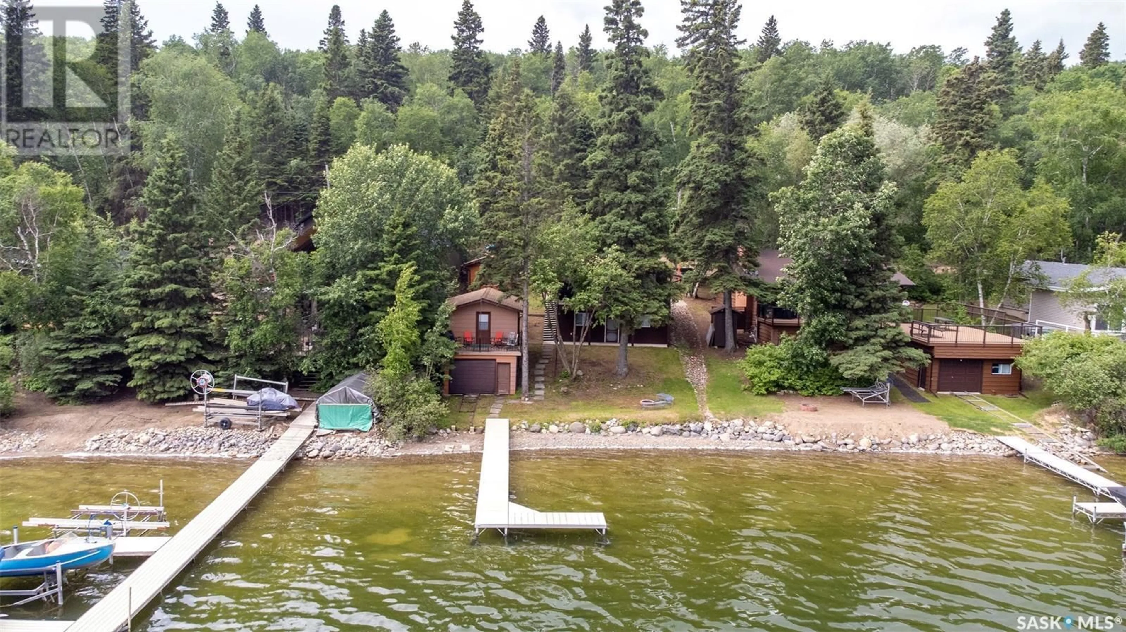 A pic from outside/outdoor area/front of a property/back of a property/a pic from drone, water/lake/river/ocean view for 195 CARWIN PARK DRIVE, Lakeland Rm No. 521 Saskatchewan S0J0N0