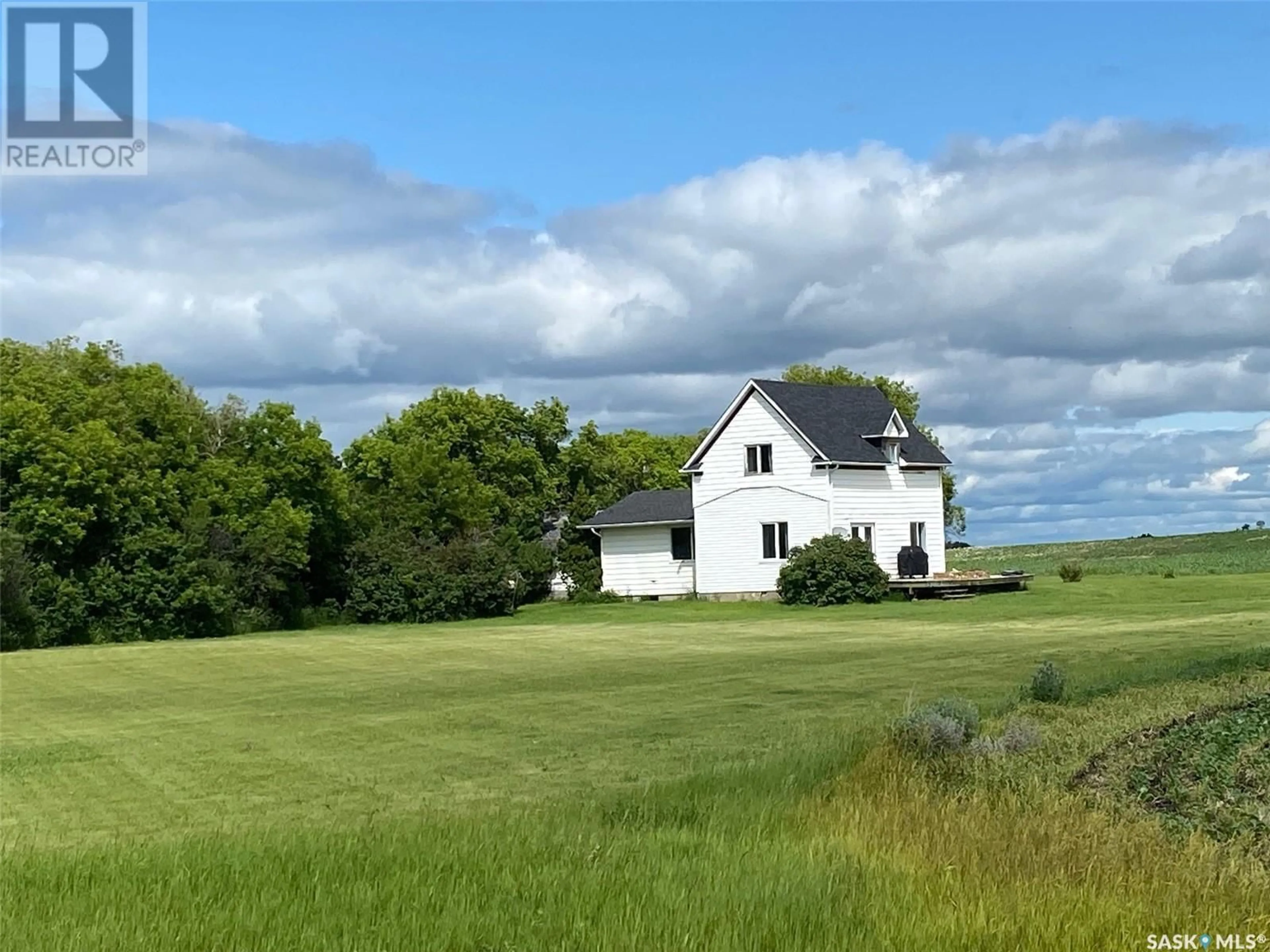 A pic from outside/outdoor area/front of a property/back of a property/a pic from drone, building for TONKIN LOUTTIT ACREAGE, Wallace Rm No. 243 Saskatchewan S3N4C6