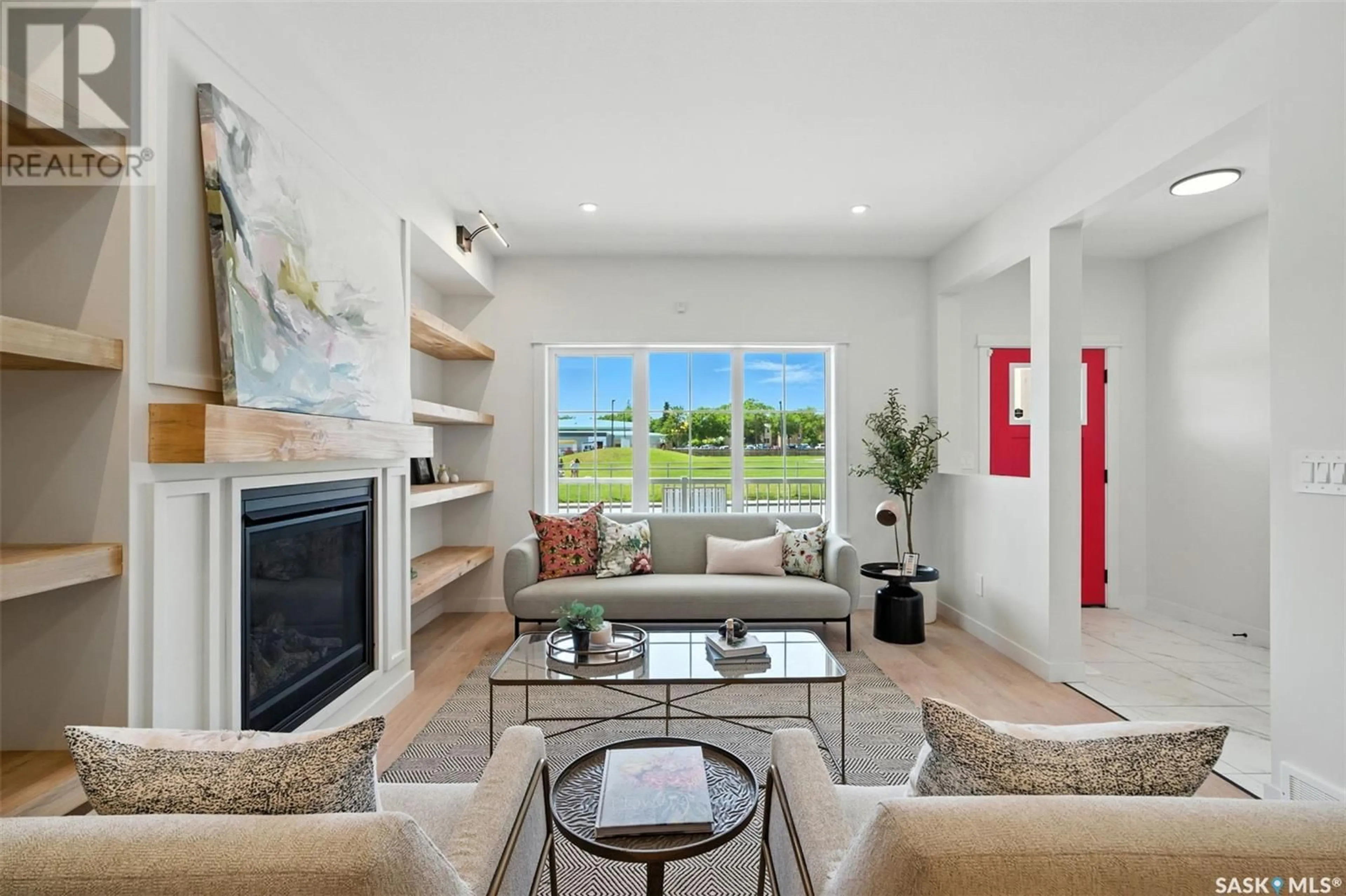 Living room with furniture, ceramic/tile floor for 111 BOTTOMLEY AVENUE, Saskatoon Saskatchewan S7N1L1