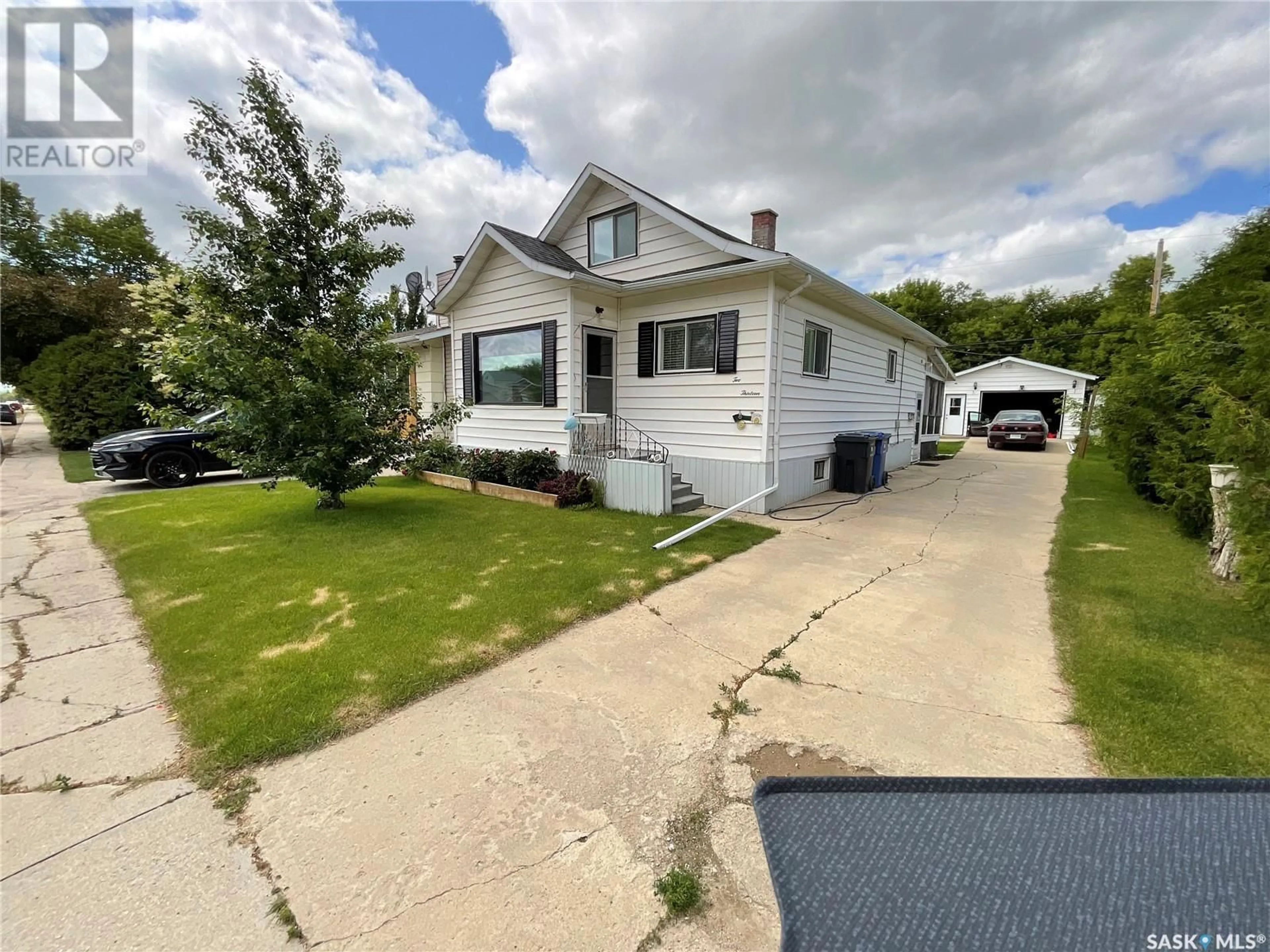 A pic from outside/outdoor area/front of a property/back of a property/a pic from drone, street for 213 1ST AVENUE, Blaine Lake Saskatchewan S0J0J0