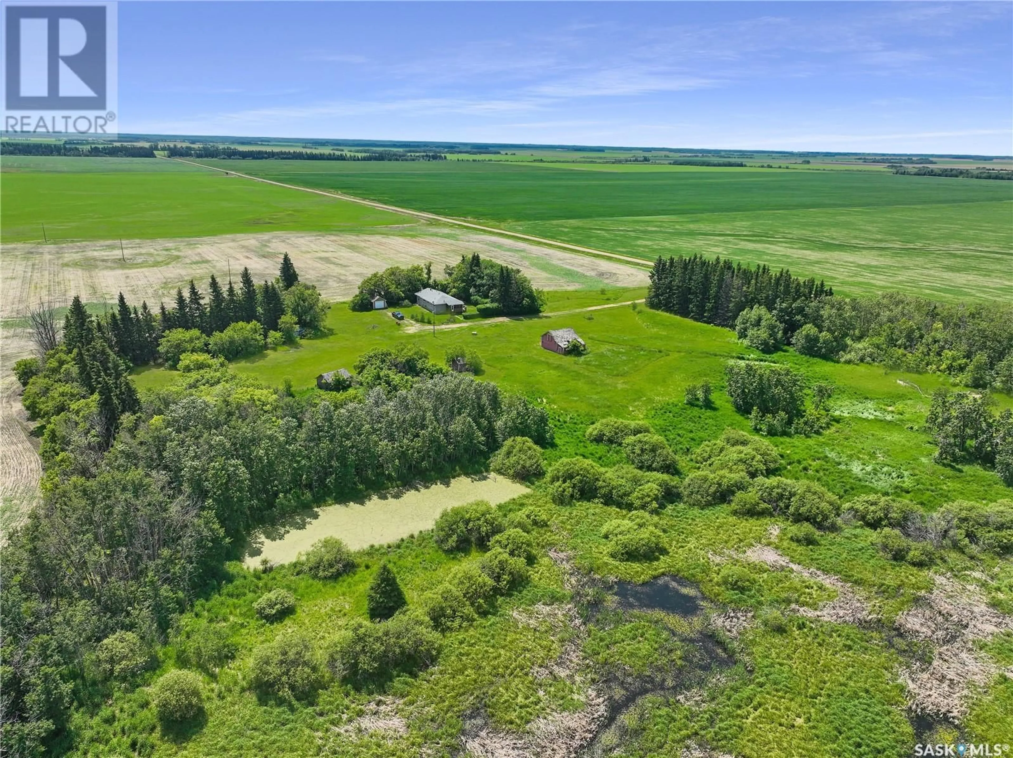 A pic from outside/outdoor area/front of a property/back of a property/a pic from drone, water/lake/river/ocean view for Acreage FORT A LA CORNE RD, Garden River Rm No. 490 Saskatchewan S0J2Z0