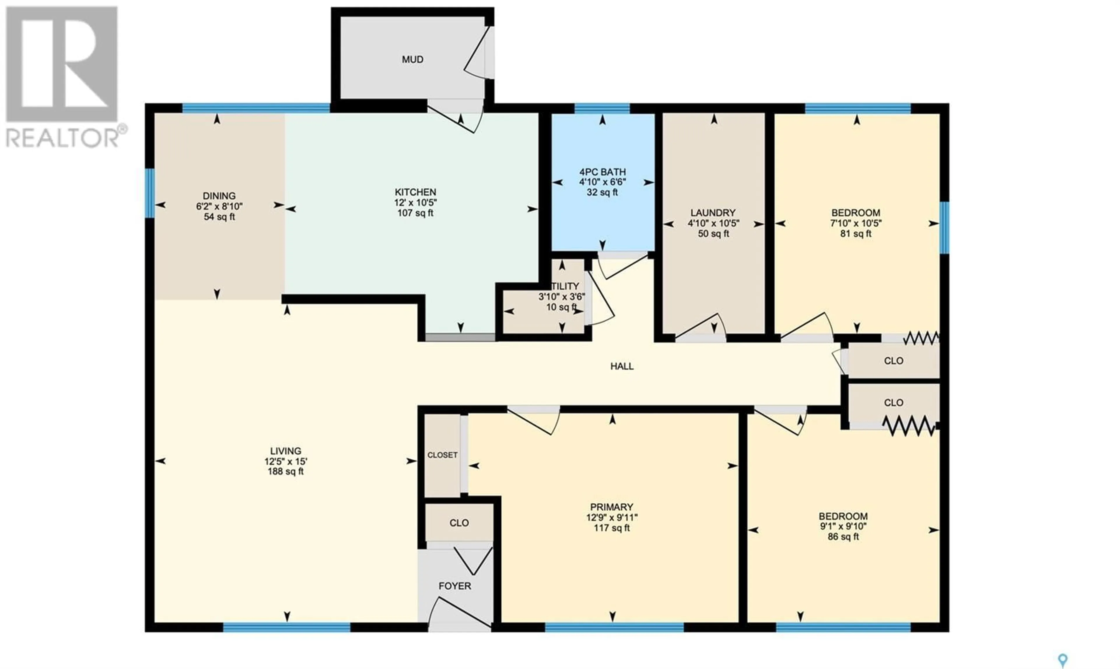 Floor plan for 937 R AVENUE N, Saskatoon Saskatchewan S7L2Z4