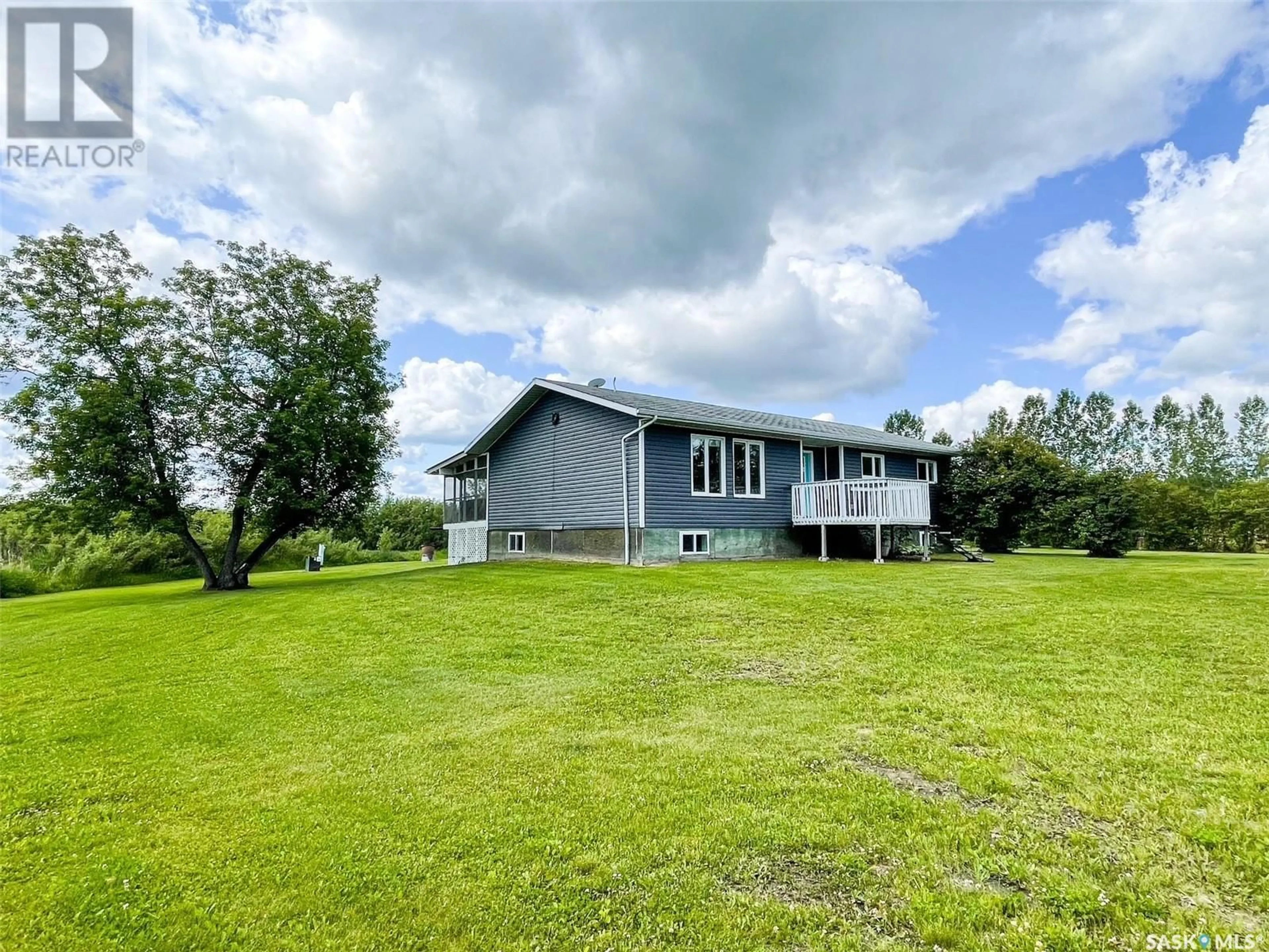 A pic from outside/outdoor area/front of a property/back of a property/a pic from drone, water/lake/river/ocean view for ACREAGE SE, Meadow Lake Rm No.588 Saskatchewan S9X1Y8