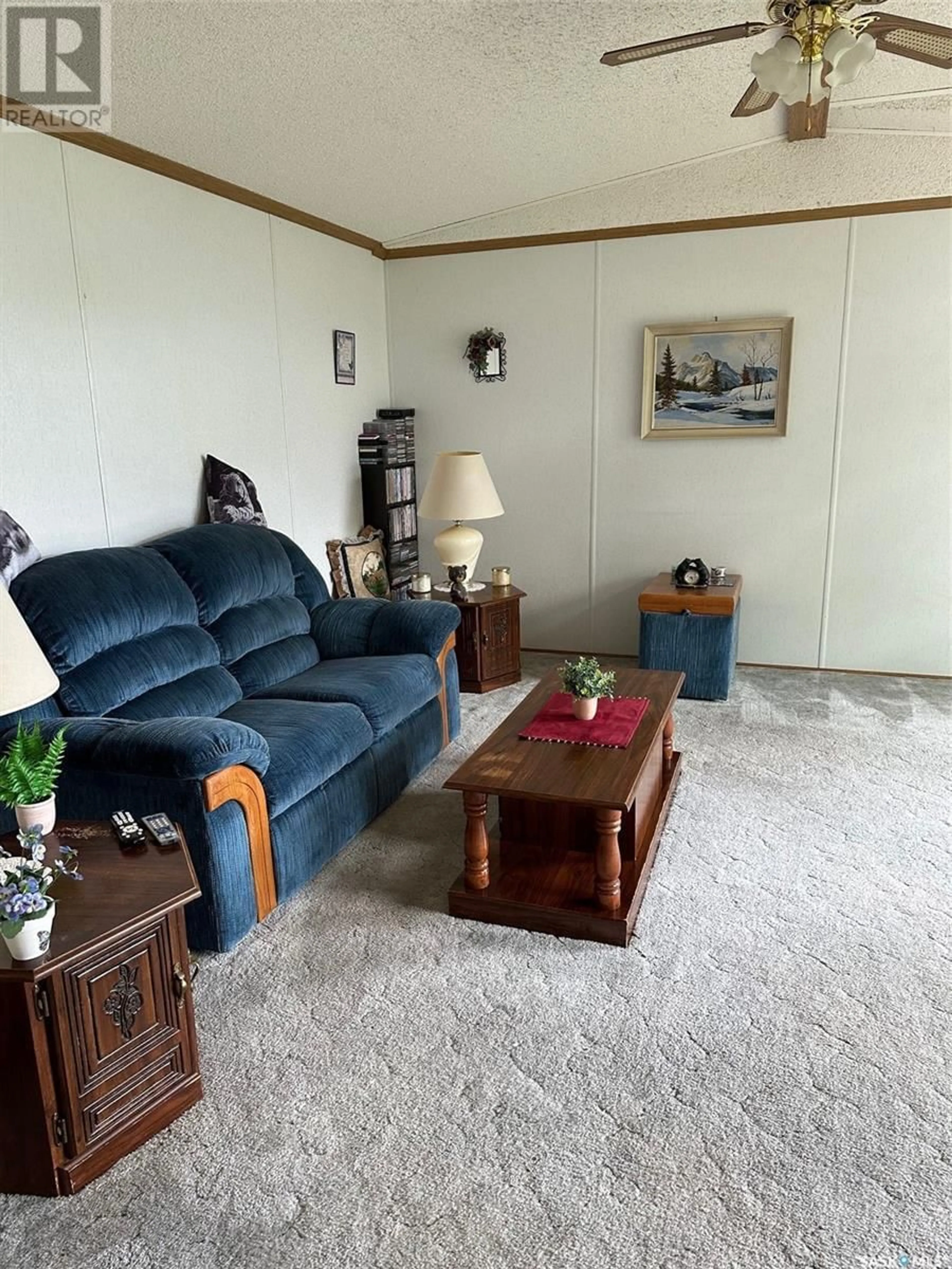 Living room with furniture, carpet floor for 230 MAIN STREET, Bienfait Saskatchewan S0C0M0