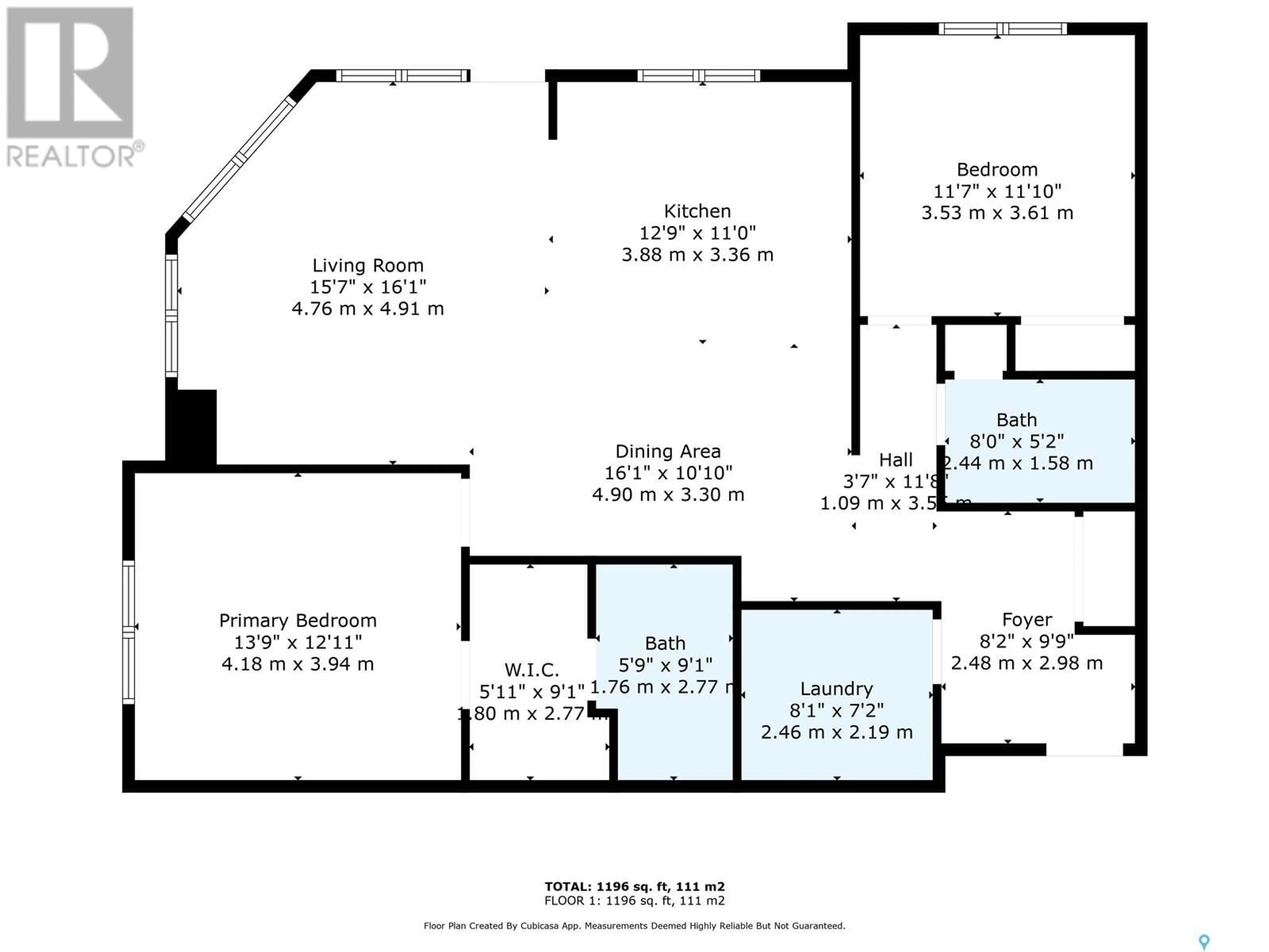 Floor plan for 110 1025 MOSS AVENUE, Saskatoon Saskatchewan S7H4C7