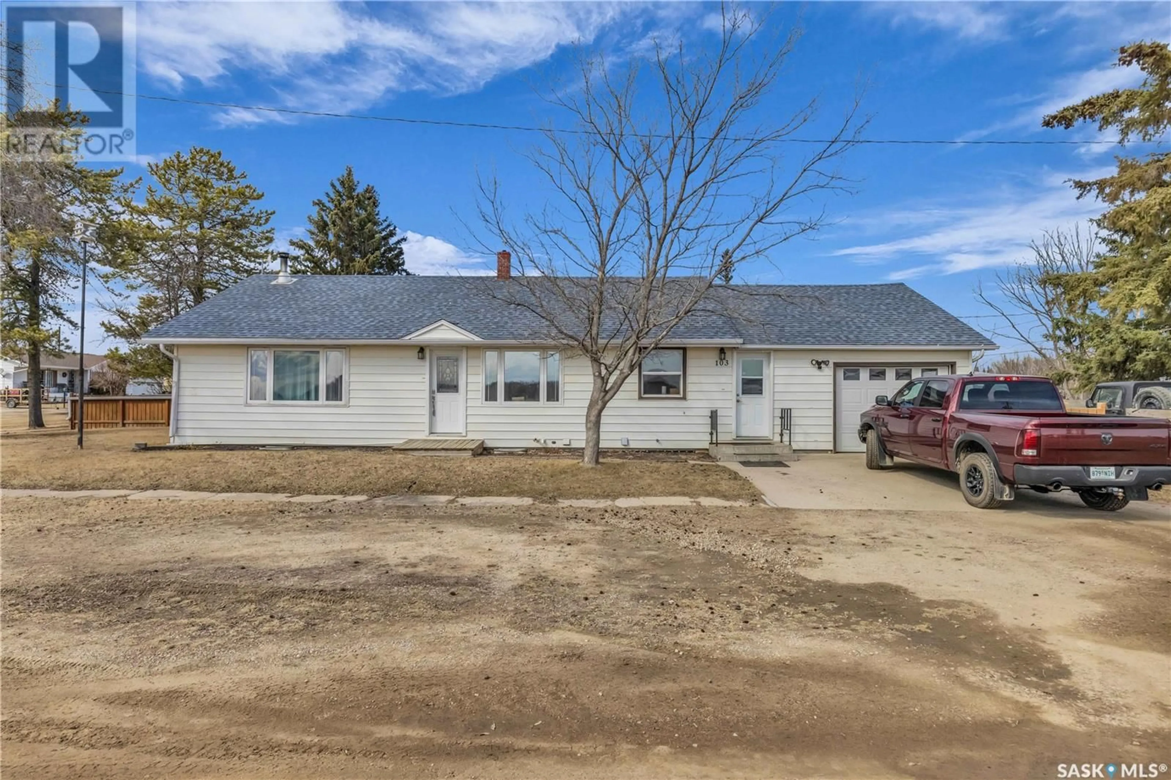 A pic from outside/outdoor area/front of a property/back of a property/a pic from drone, street for 103 2ND AVENUE, Goodsoil Saskatchewan S0M1A0