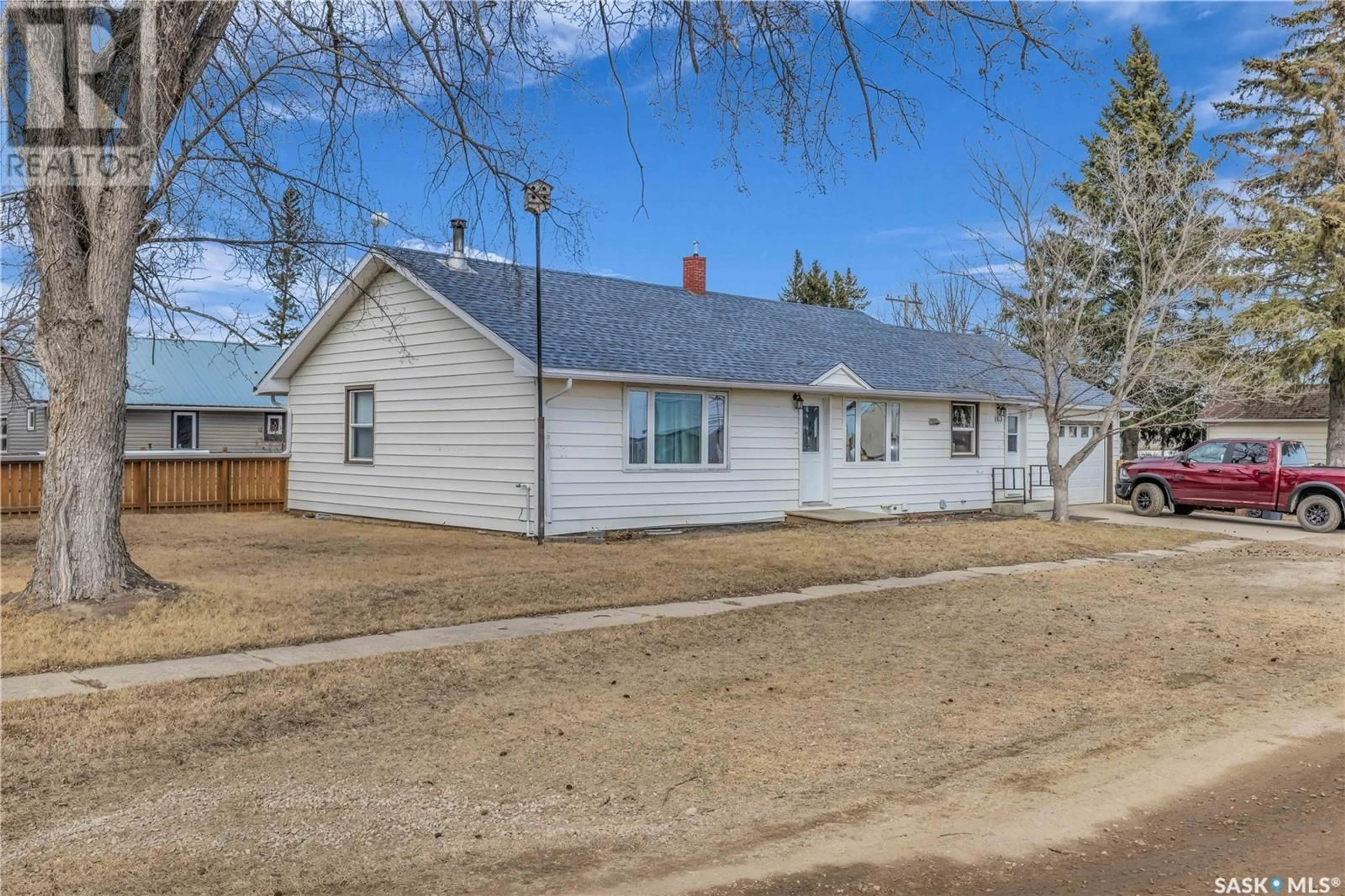 A pic from outside/outdoor area/front of a property/back of a property/a pic from drone, street for 103 2ND AVENUE, Goodsoil Saskatchewan S0M1A0