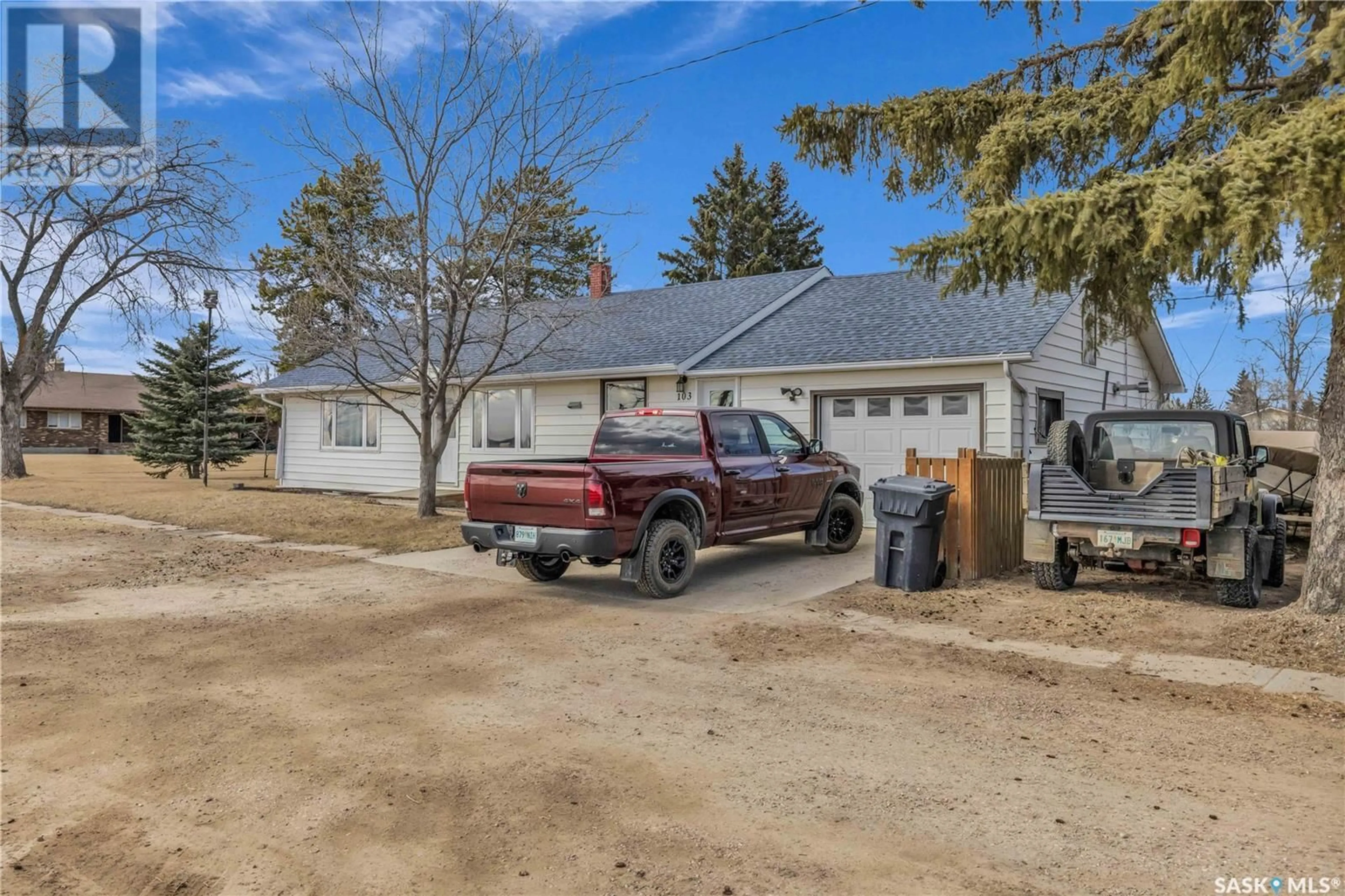 A pic from outside/outdoor area/front of a property/back of a property/a pic from drone, street for 103 2ND AVENUE, Goodsoil Saskatchewan S0M1A0