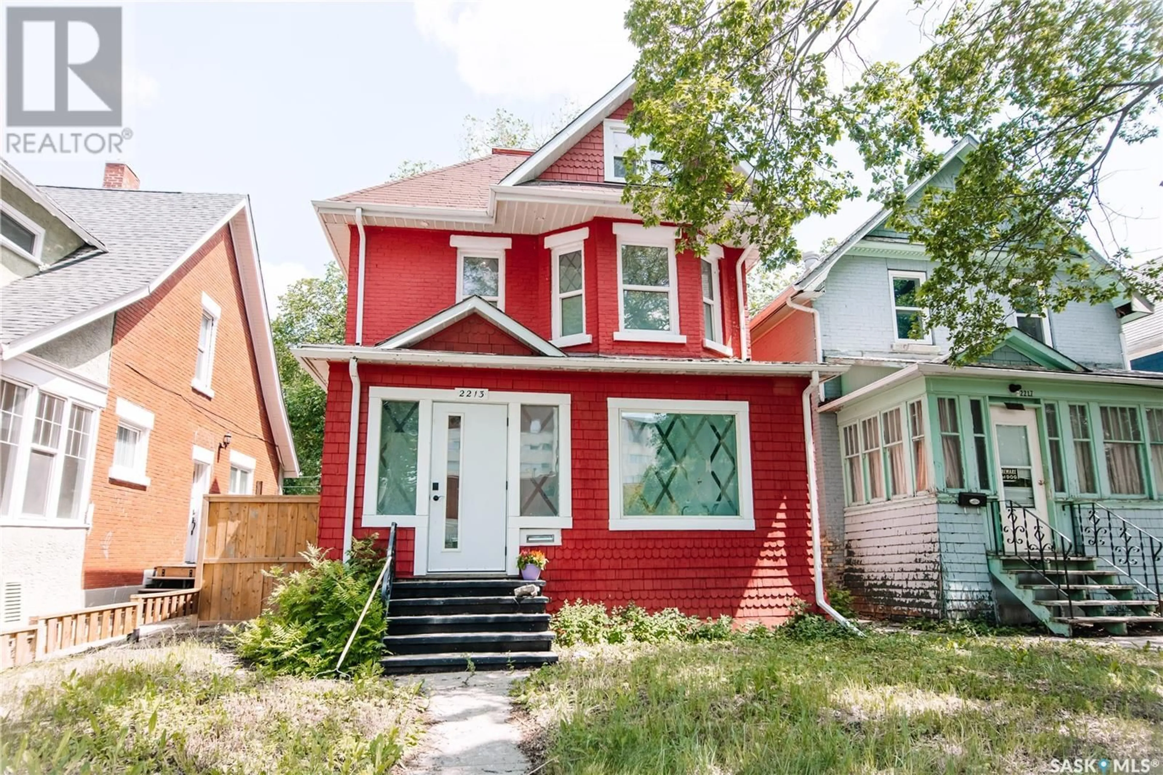 Home with brick exterior material, street for 2213 TORONTO STREET, Regina Saskatchewan S4P1N5