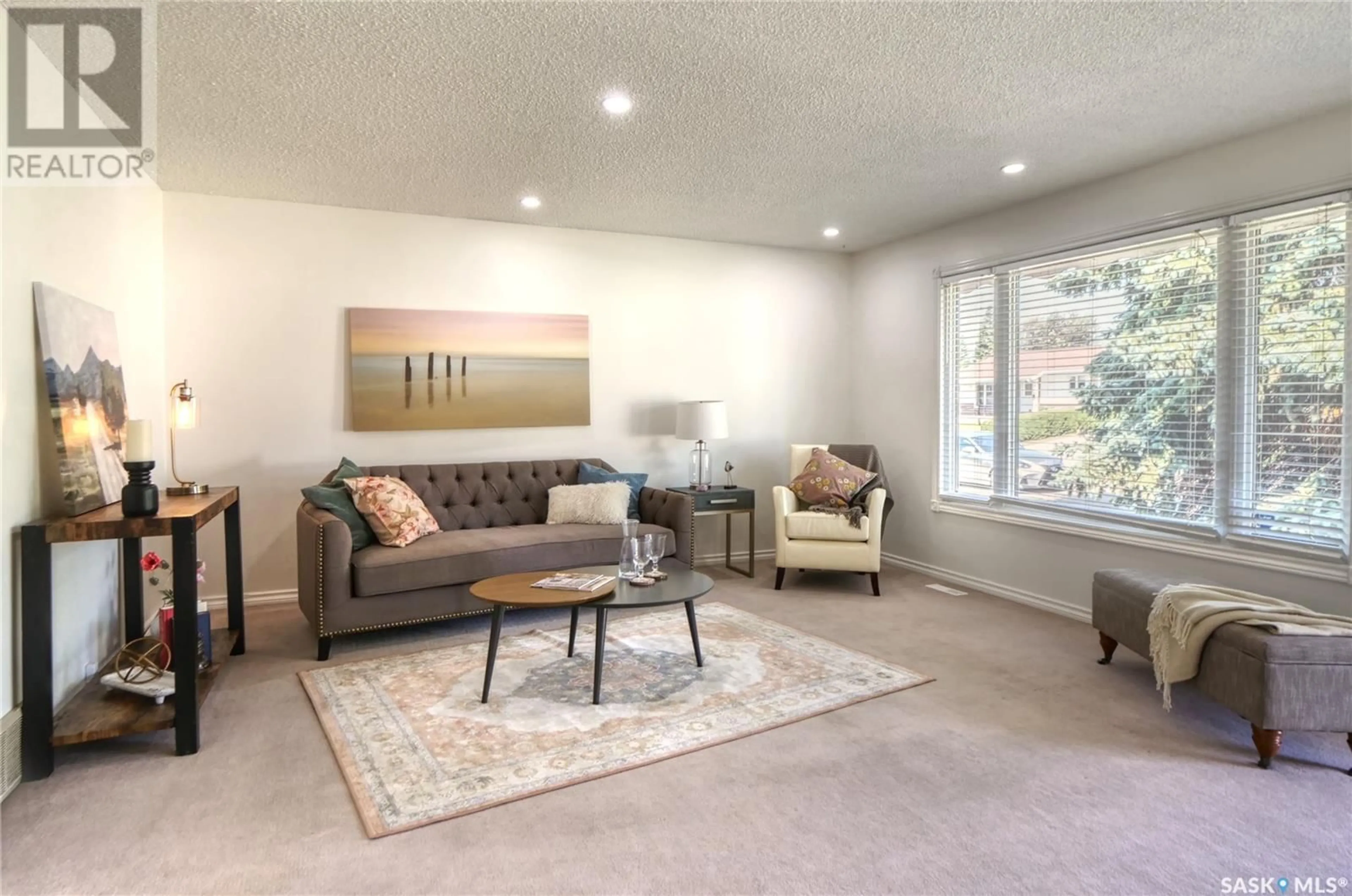Living room with furniture, unknown for 52 ASTER CRESCENT, Moose Jaw Saskatchewan S6J1A6